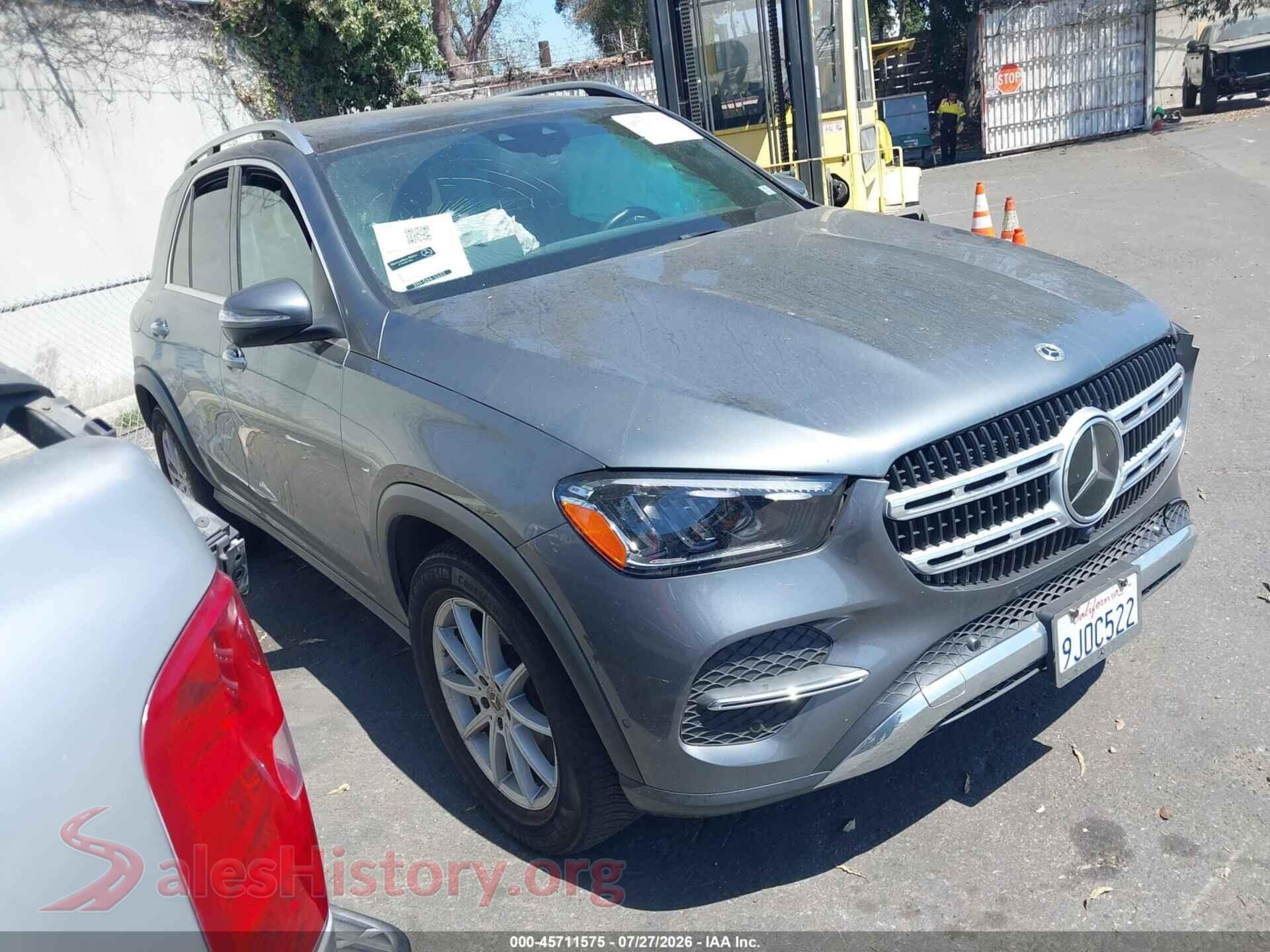 2024 MERCEDES-BENZ GLE 450 — VIN 4JGFB5KB8RB008750