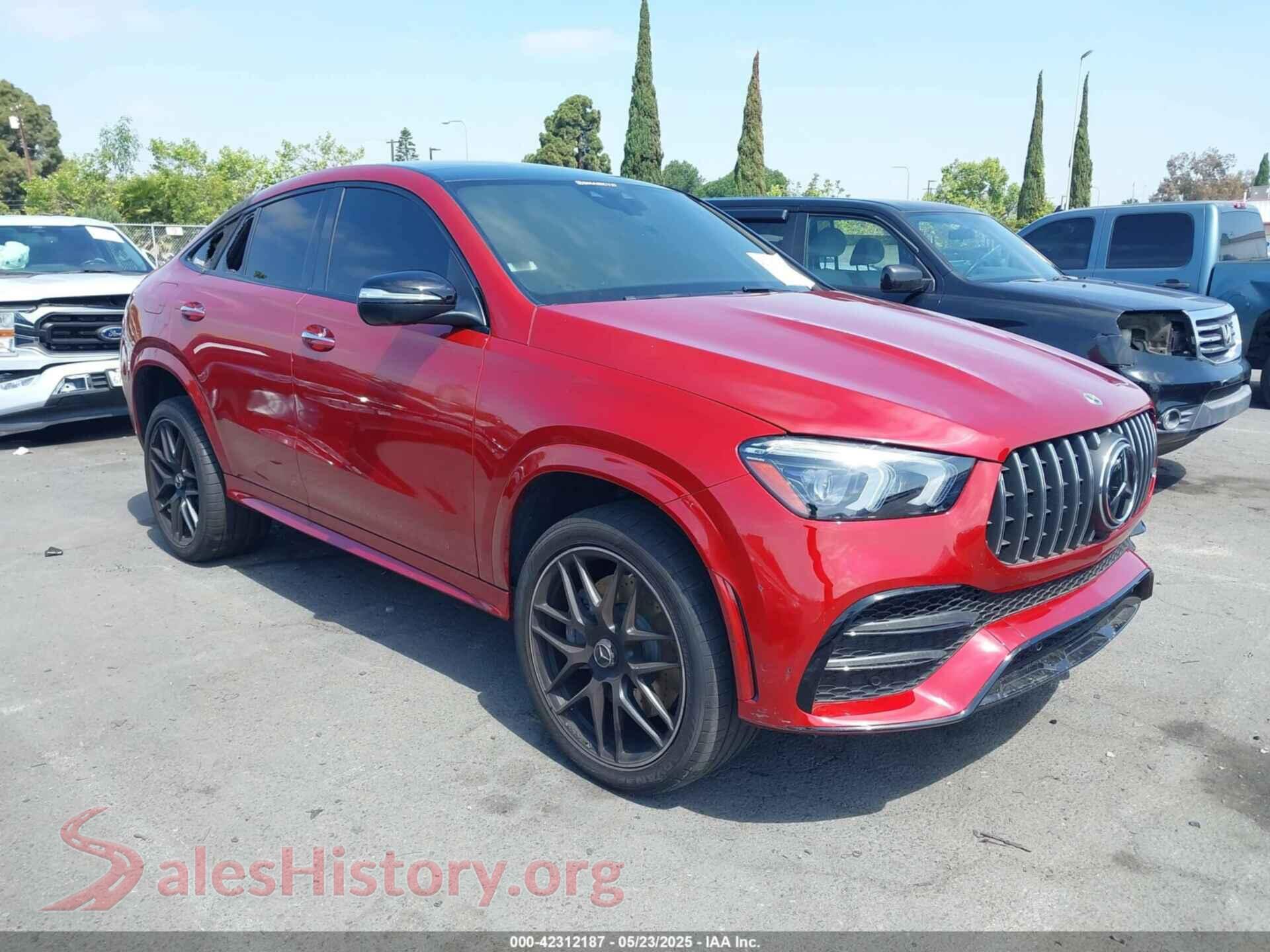 2023 MERCEDES-BENZ AMG GLE 53 COUPE — VIN 4JGFD6BB3PA954287