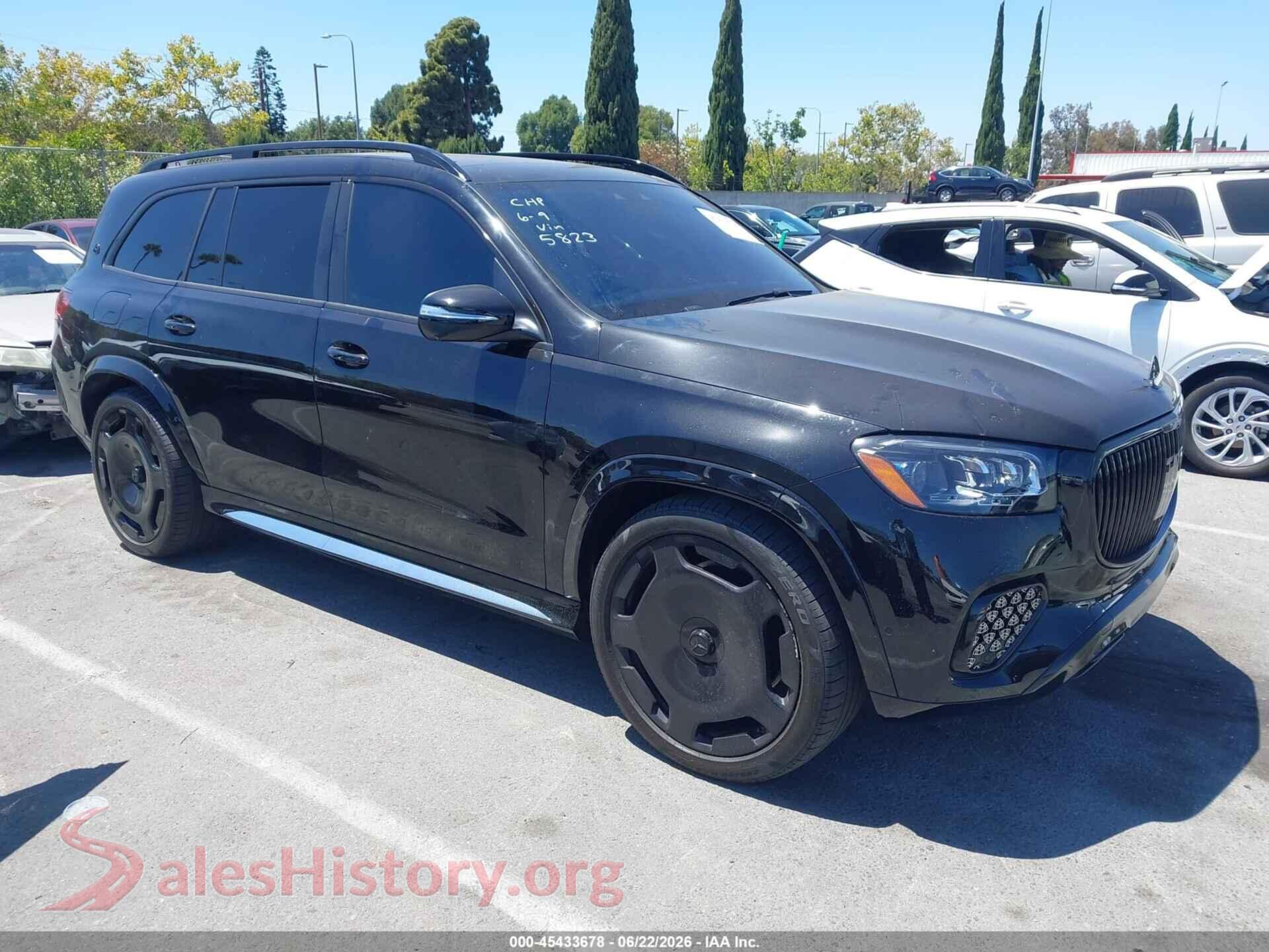 2024 MERCEDES-BENZ MAYBACH GLS 600 — VIN 4JGFF8HB2RB155823