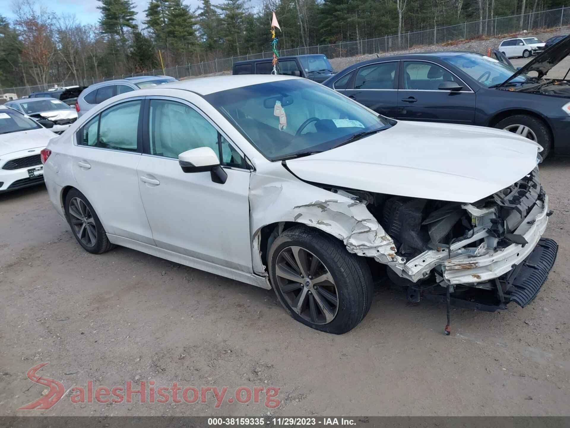 2016 SUBARU LEGACY — VIN 4S3BNAJ61G3029650