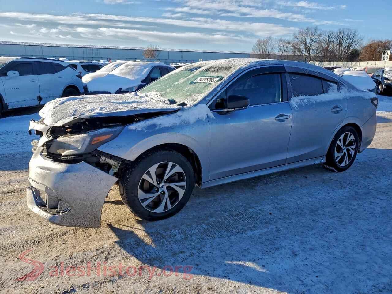 2021 SUBARU LEGACY — VIN 4S3BWAB66M3012916