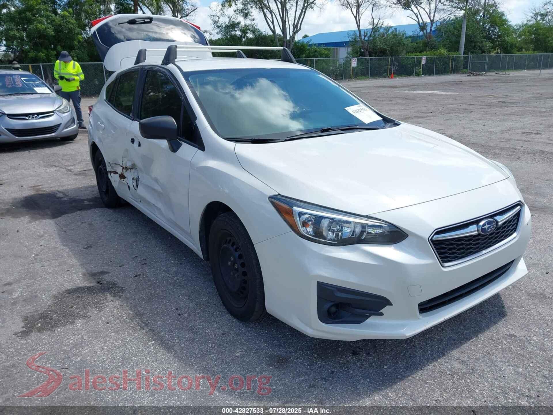 2018 SUBARU IMPREZA — VIN 4S3GTAA65J3701017