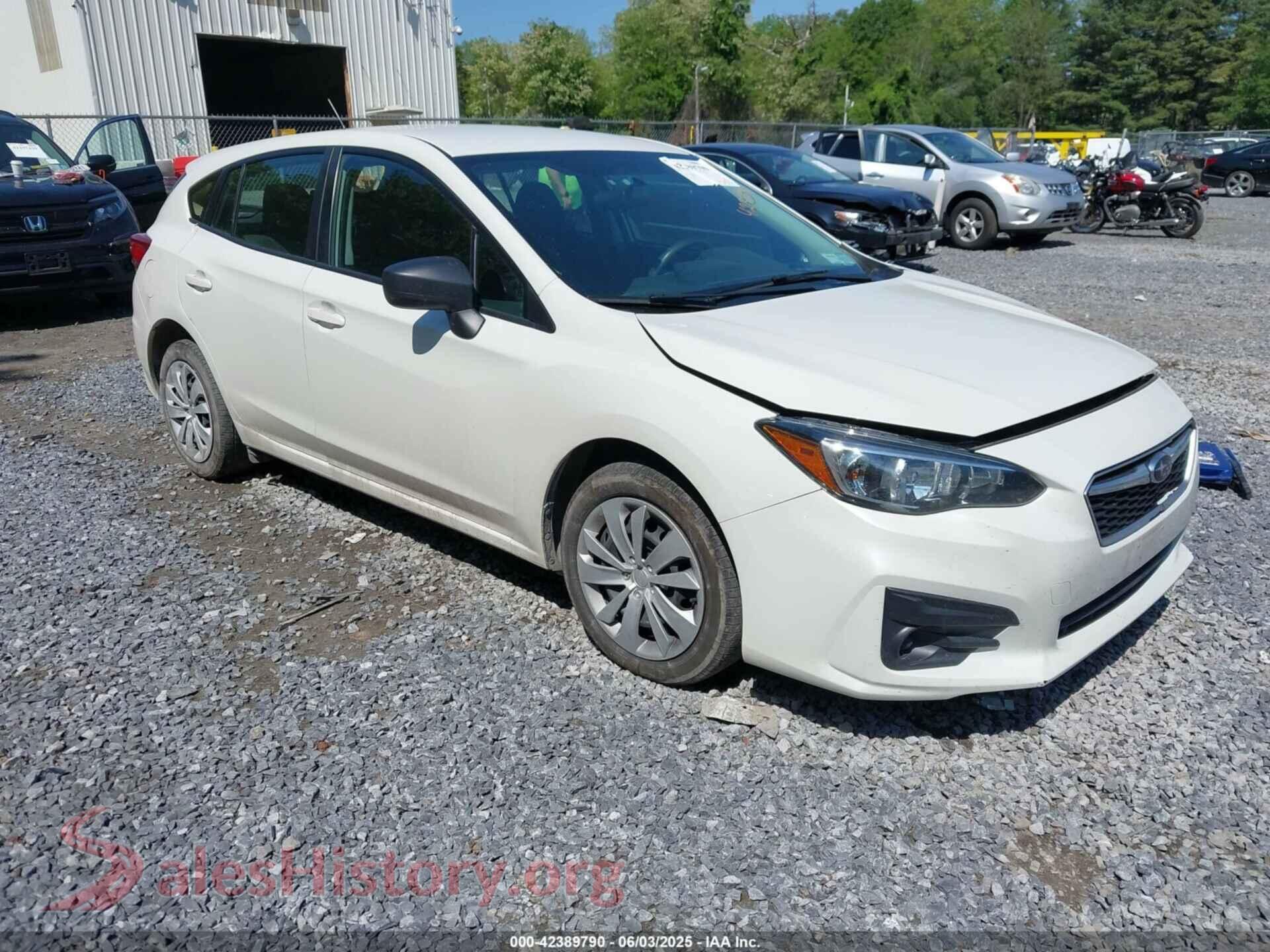 2017 SUBARU IMPREZA — VIN 4S3GTAA68H3711258