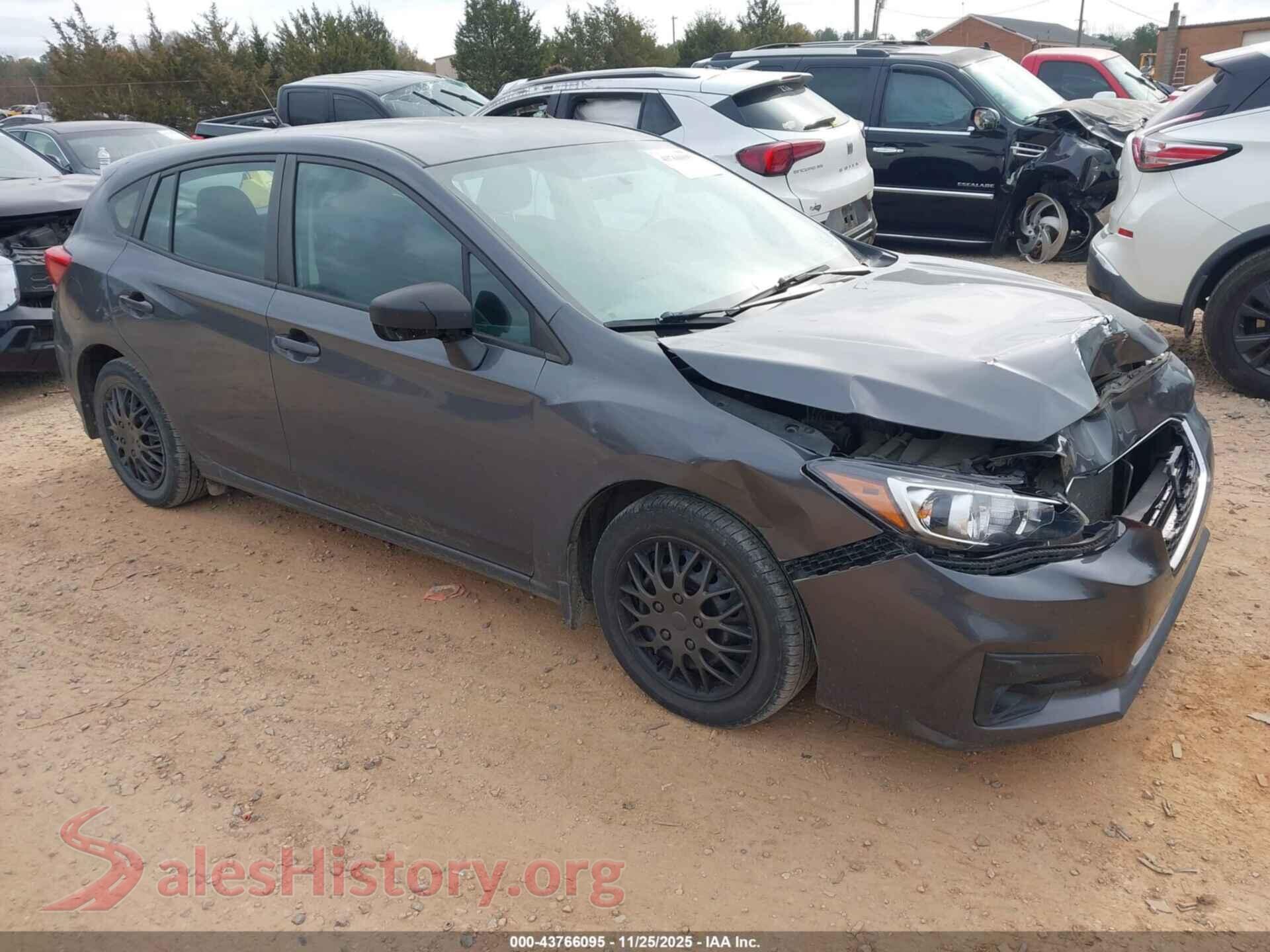 2018 SUBARU IMPREZA — VIN 4S3GTAA69J3732805