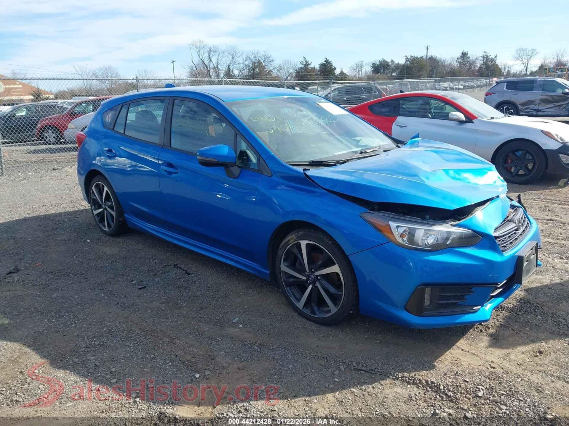 2020 SUBARU IMPREZA — VIN 4S3GTAL65L3729318