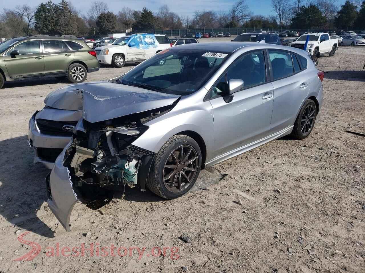 2022 SUBARU IMPREZA — VIN 4S3GTAL6XN3703784