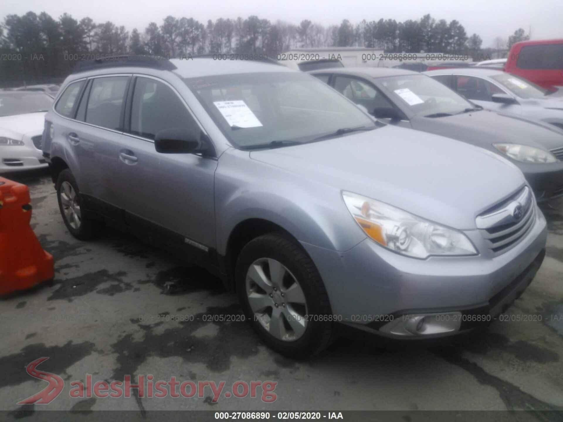 2012 SUBARU OUTBACK — VIN 4S4BRBAC0C3206825