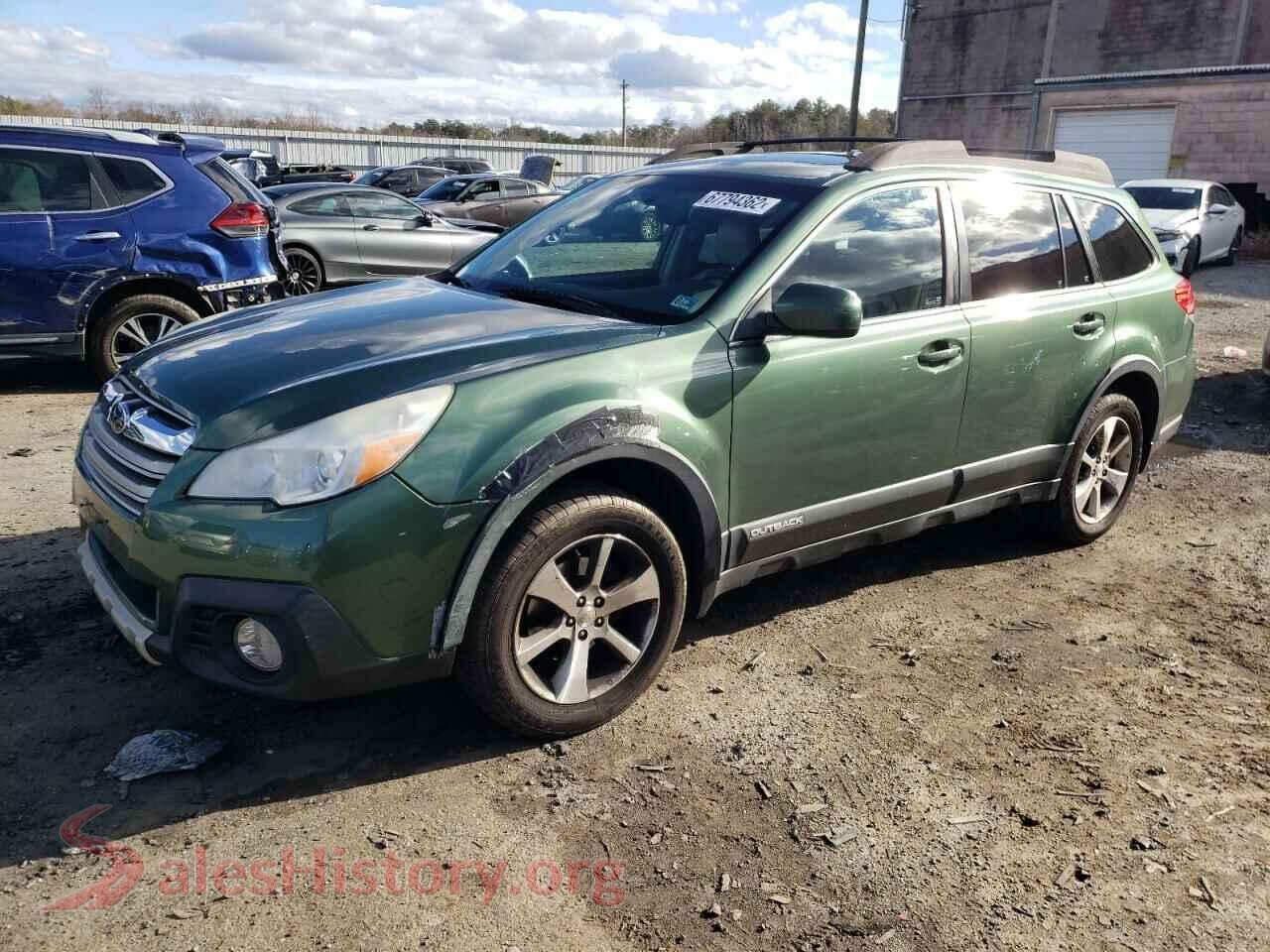 2014 SUBARU OUTBACK — VIN 4S4BRBNC7E3292759