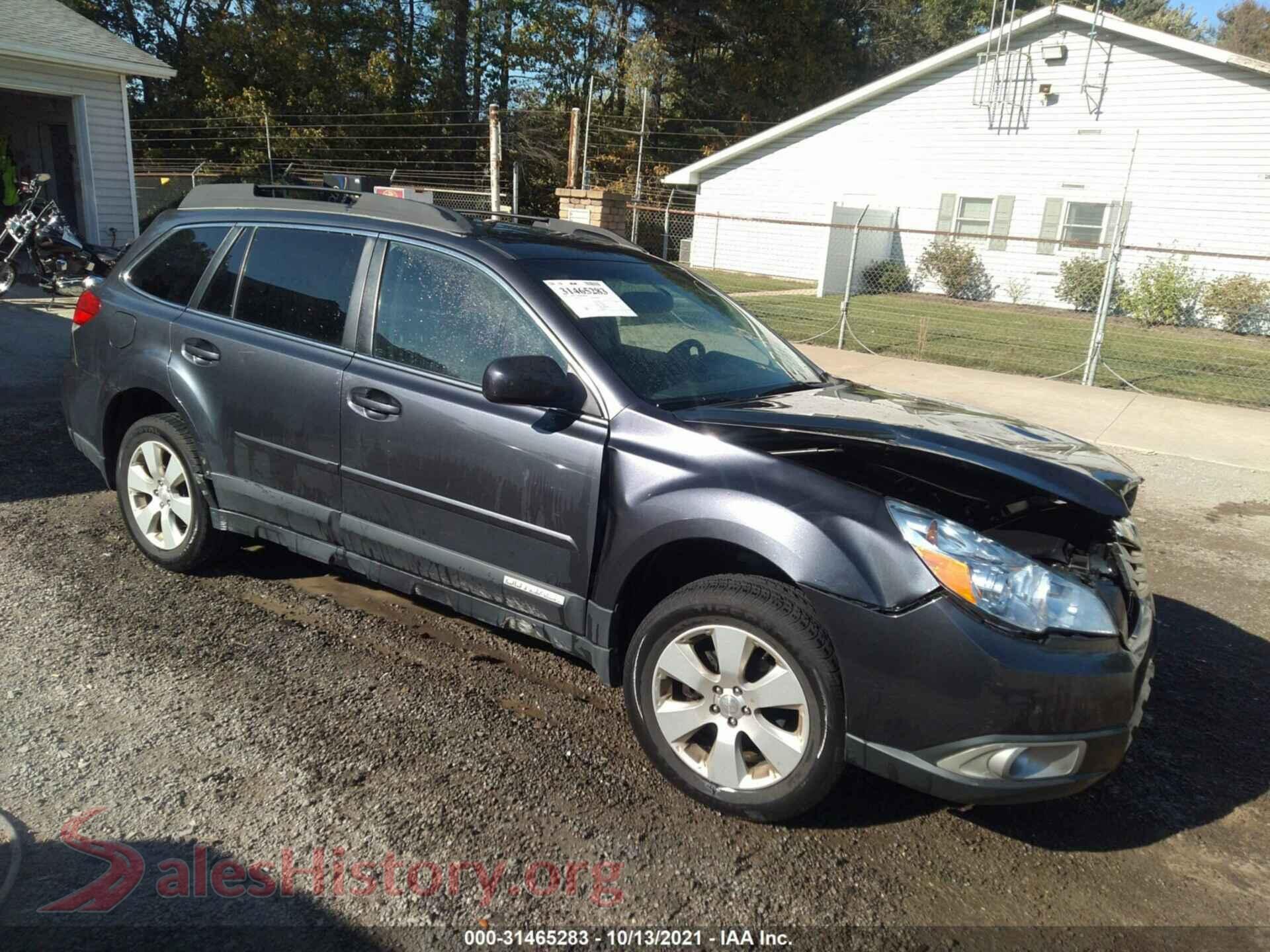 2012 SUBARU OUTBACK — VIN 4S4BRCCC7C3289981
