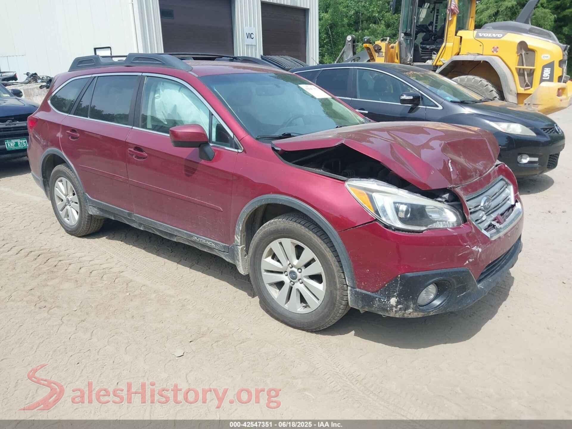 2017 SUBARU OUTBACK — VIN 4S4BSACC0H3315644
