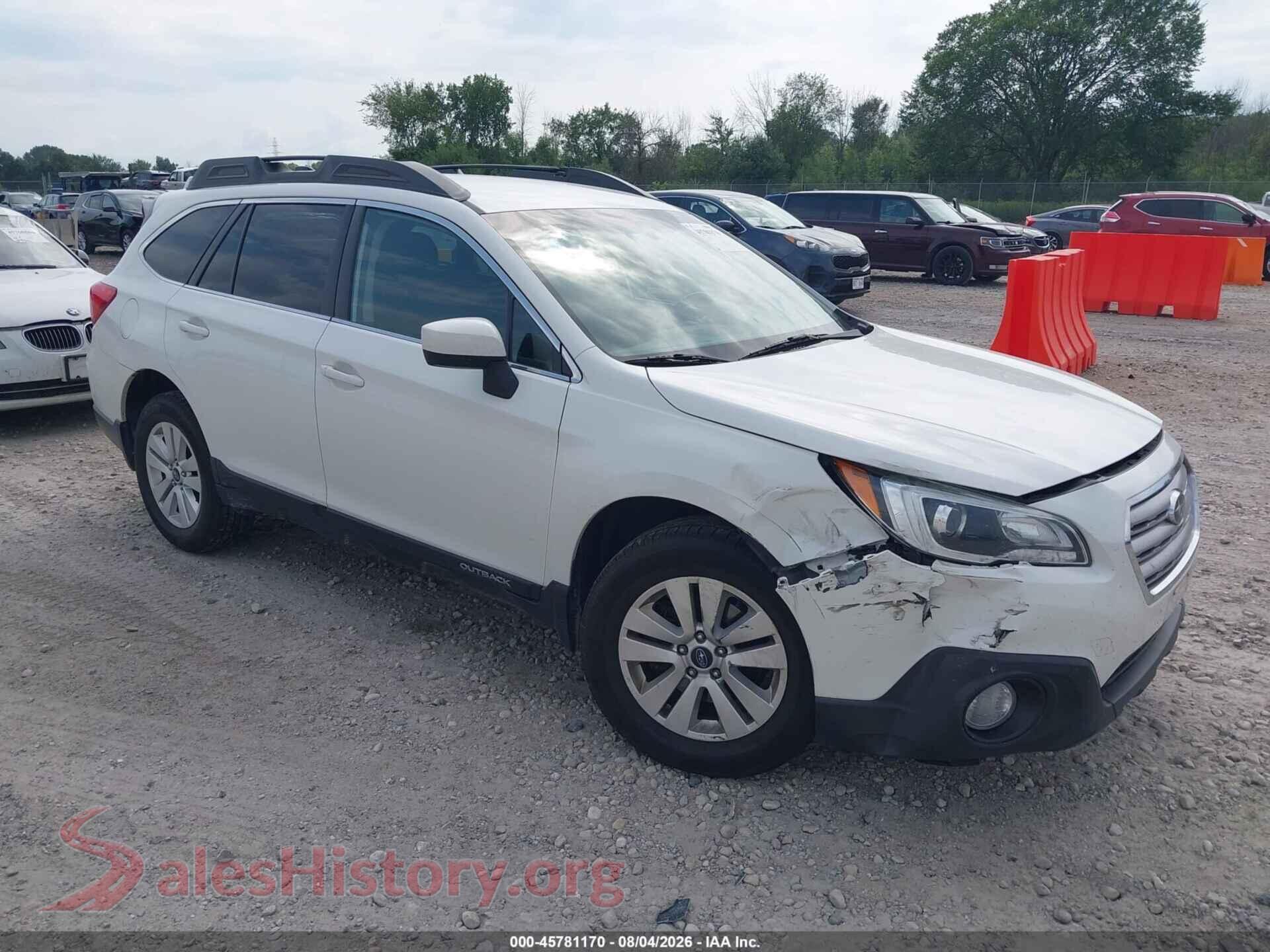 2016 SUBARU OUTBACK — VIN 4S4BSACC5G3265029