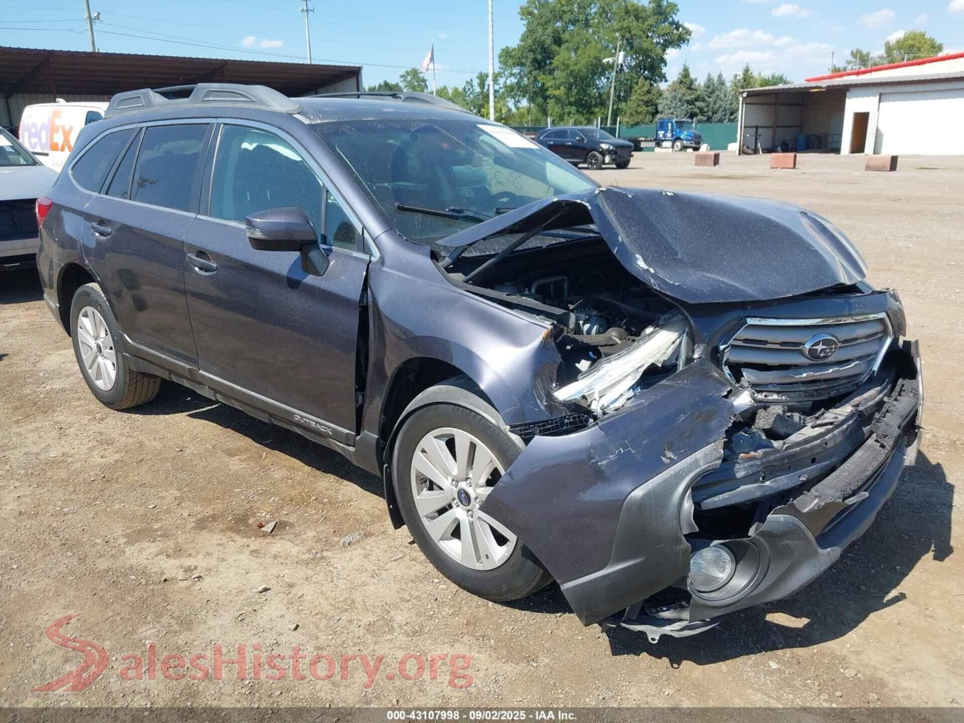 2017 SUBARU OUTBACK — VIN 4S4BSAFC1H3395399