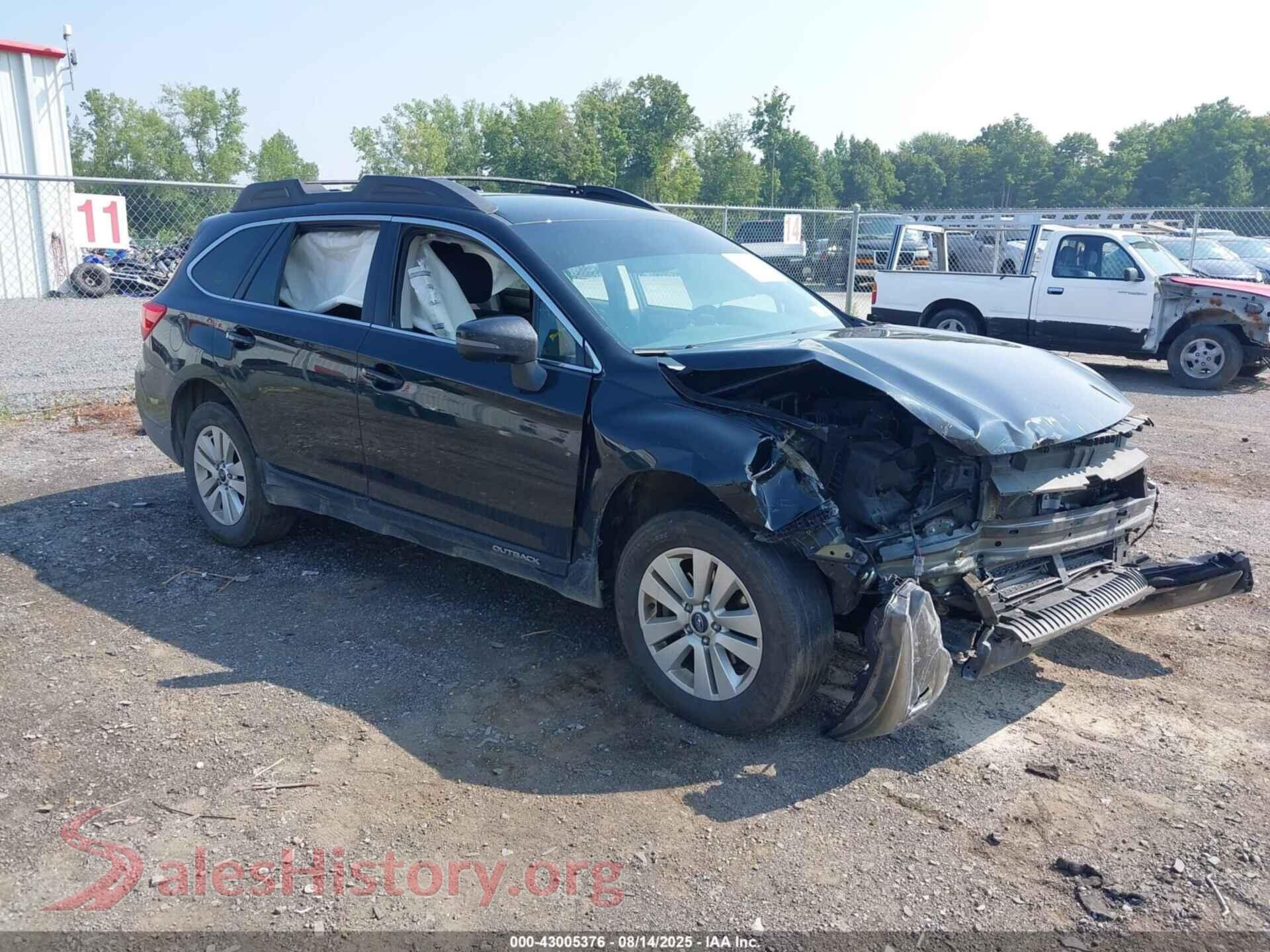 2019 SUBARU OUTBACK — VIN 4S4BSAFC4K3382248