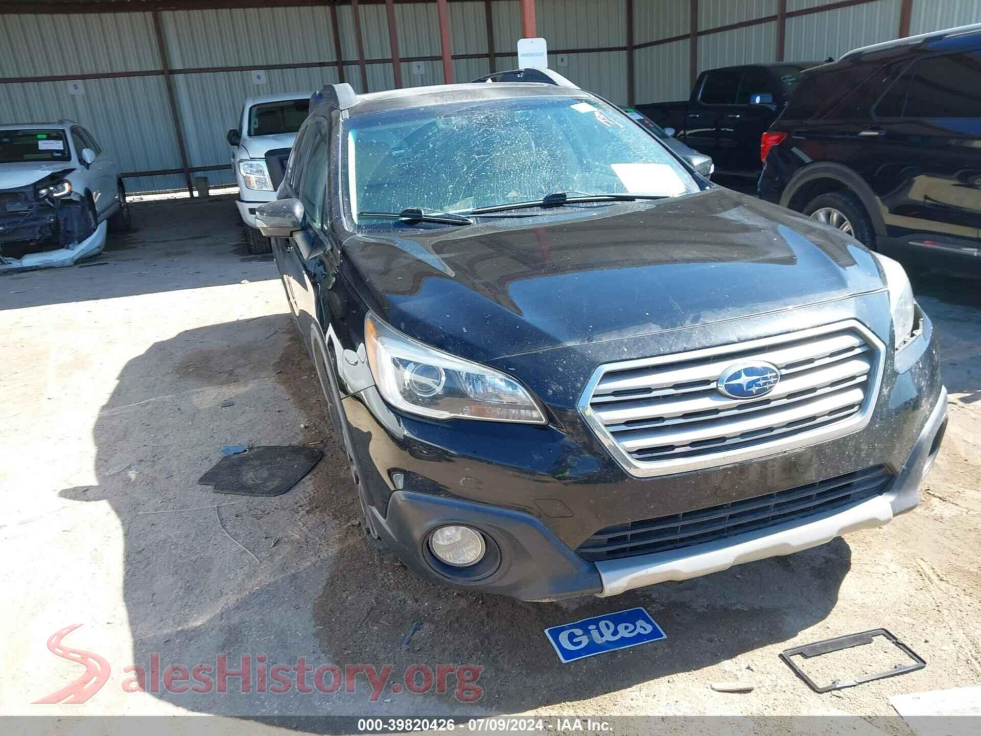 2017 SUBARU OUTBACK — VIN 4S4BSANC7H3376633