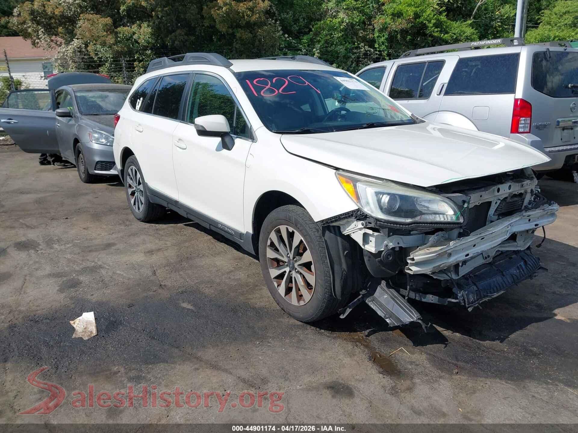 2016 SUBARU OUTBACK — VIN 4S4BSBJC2G3309156