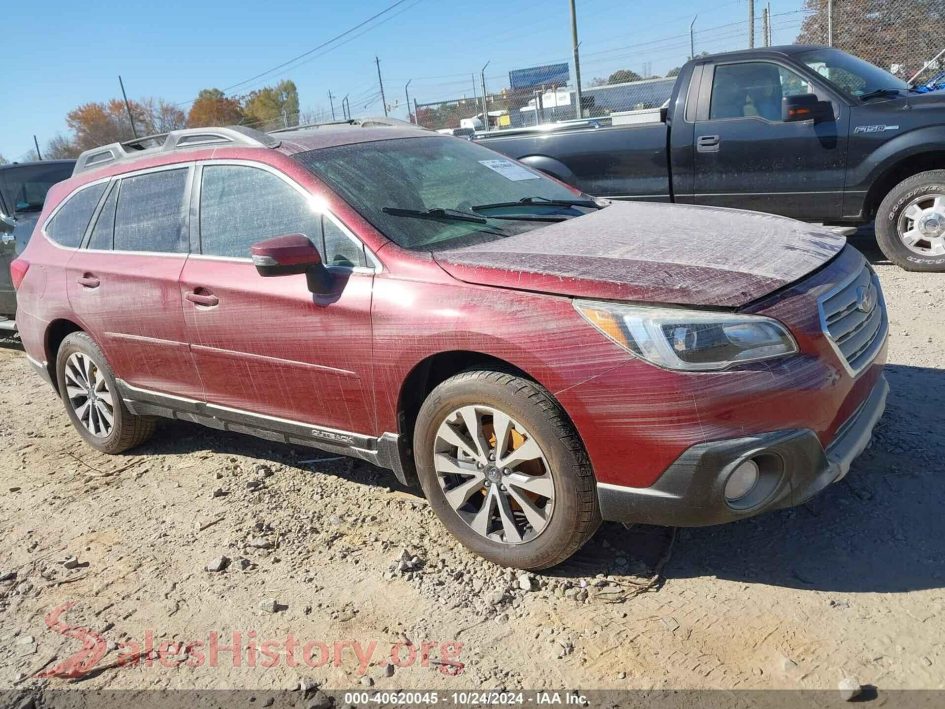 2016 SUBARU OUTBACK — VIN 4S4BSBNC4G3283038