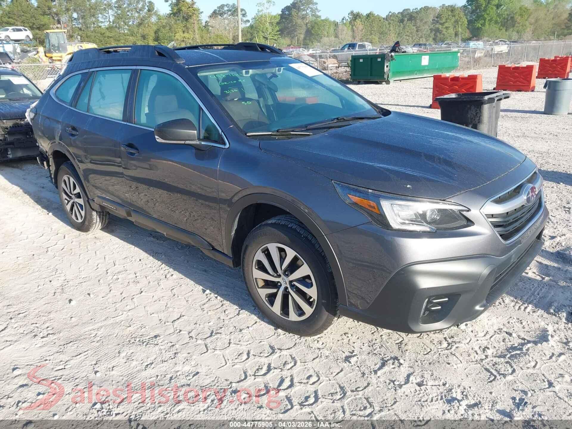 2022 SUBARU OUTBACK — VIN 4S4BTAAC9N3168333