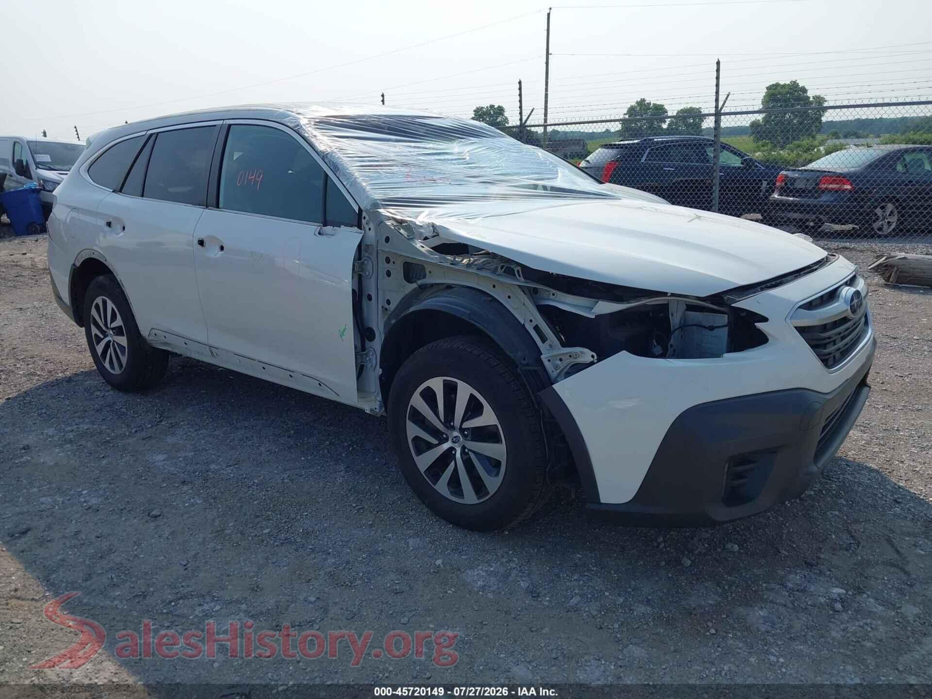 2022 SUBARU OUTBACK — VIN 4S4BTADC8N3103257