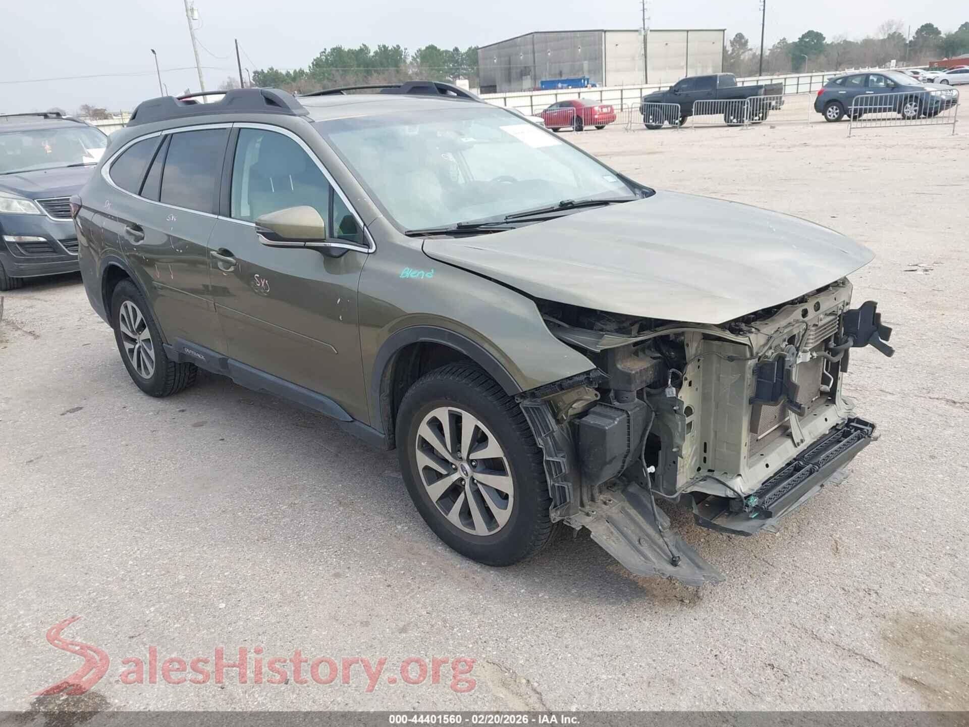 2022 SUBARU OUTBACK — VIN 4S4BTAFC0N3179486