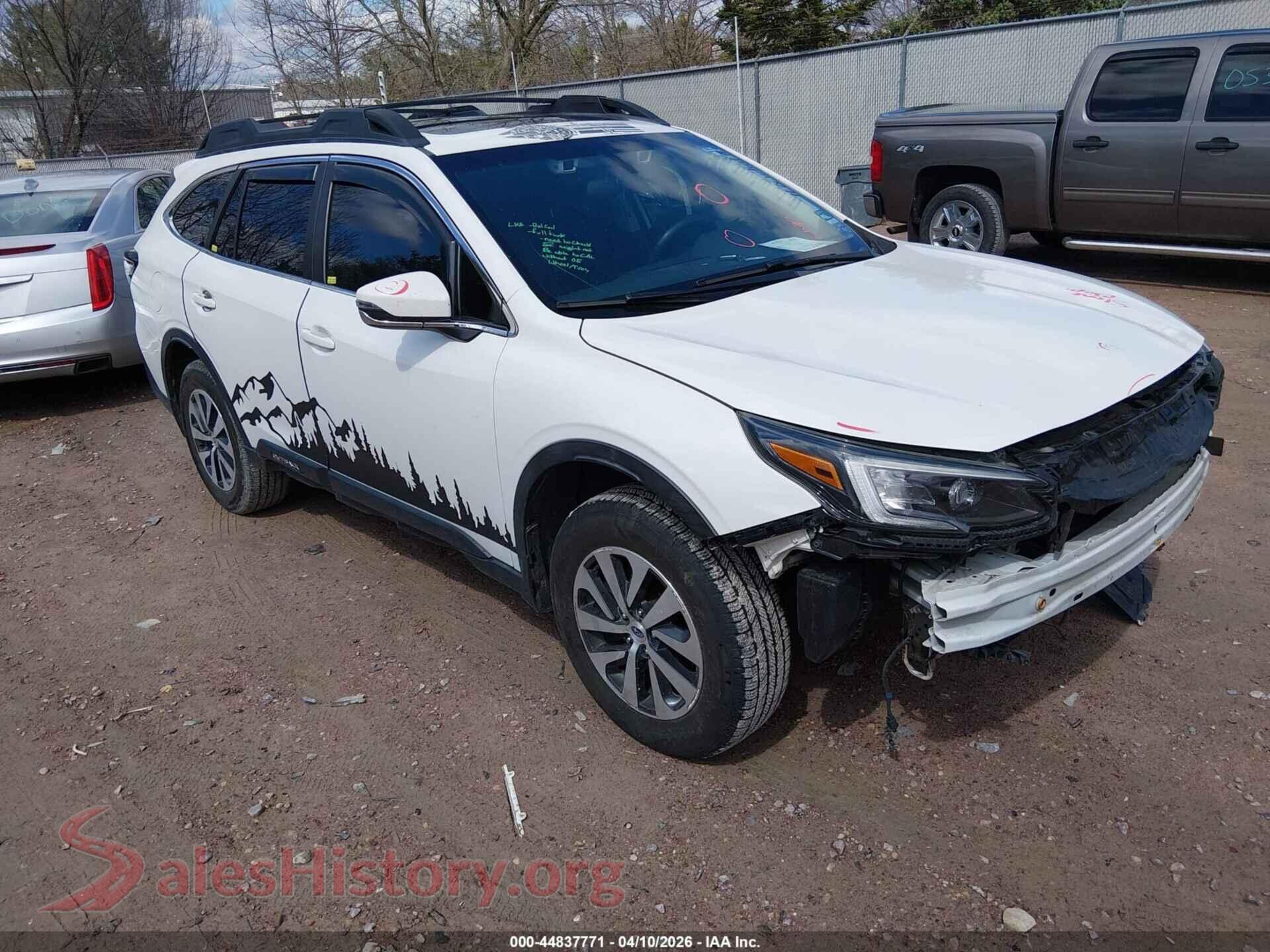 2021 SUBARU OUTBACK — VIN 4S4BTAFC7M3104380