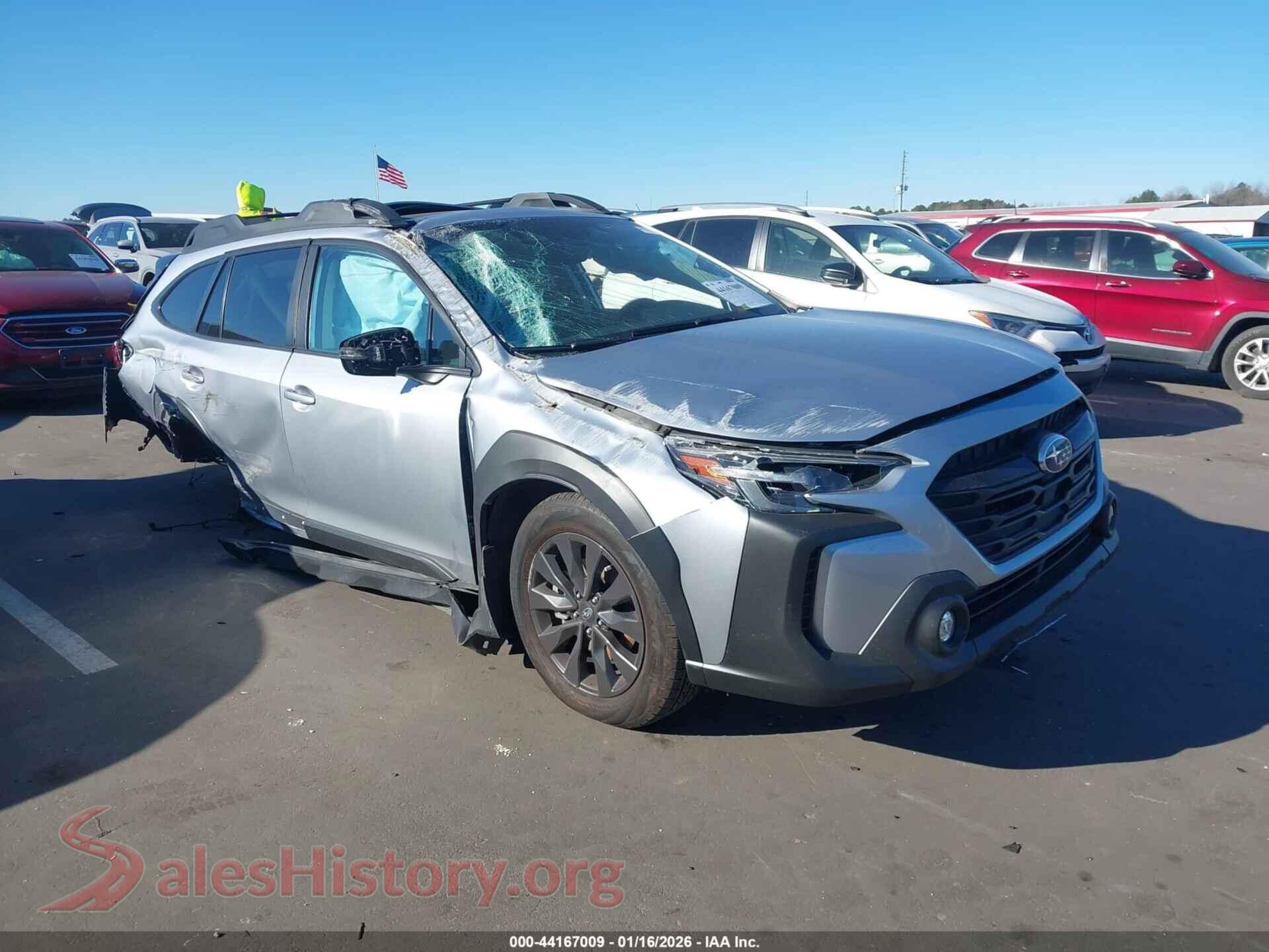 2025 SUBARU OUTBACK — VIN 4S4BTALC8S3192308