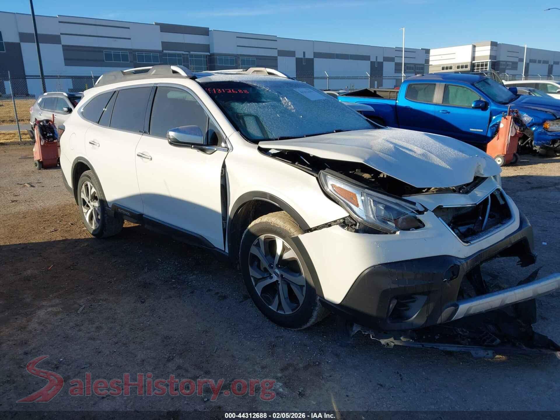2022 SUBARU OUTBACK — VIN 4S4BTAPC3N3198287