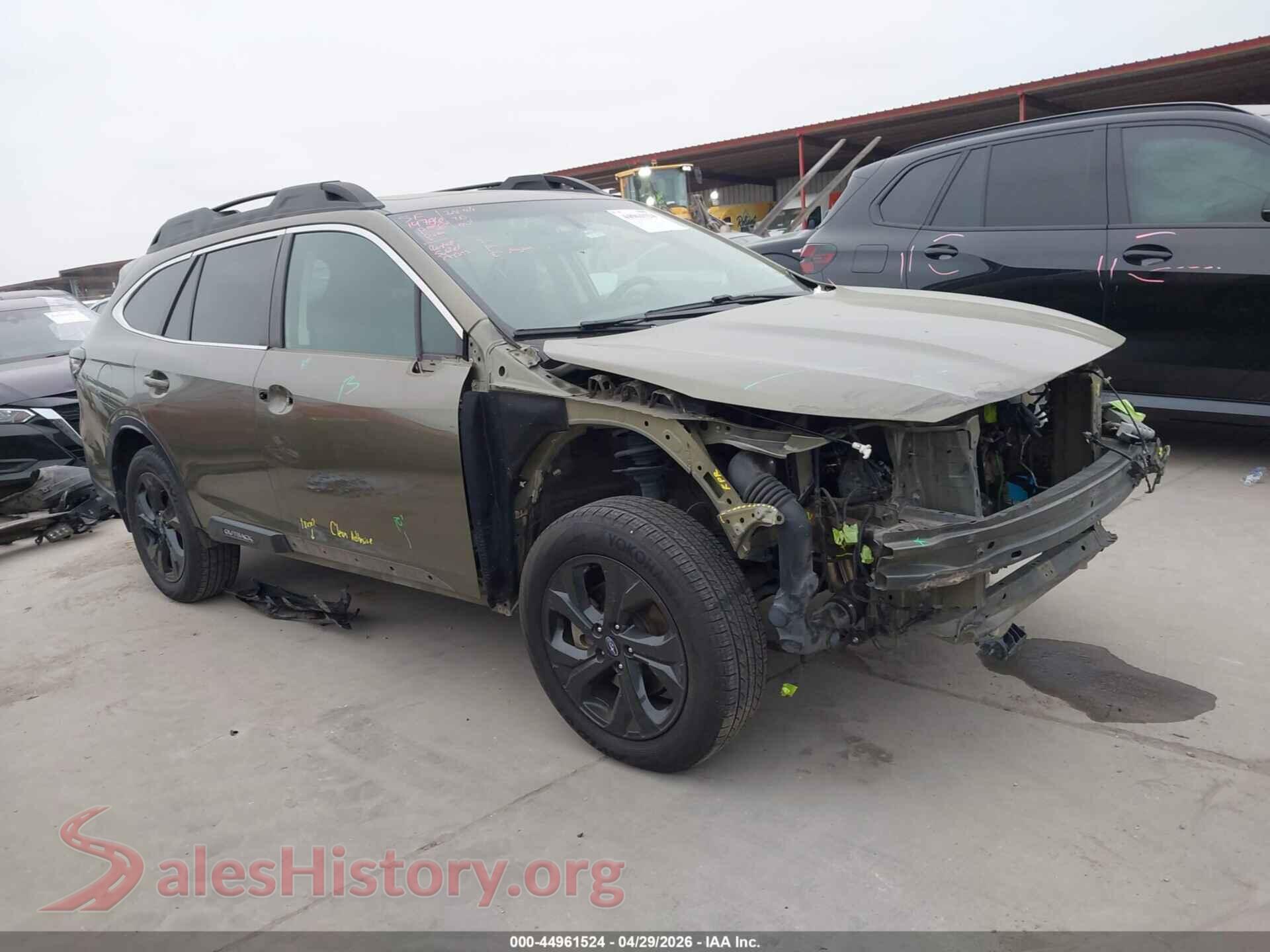 2021 SUBARU OUTBACK — VIN 4S4BTGLD6M3142960