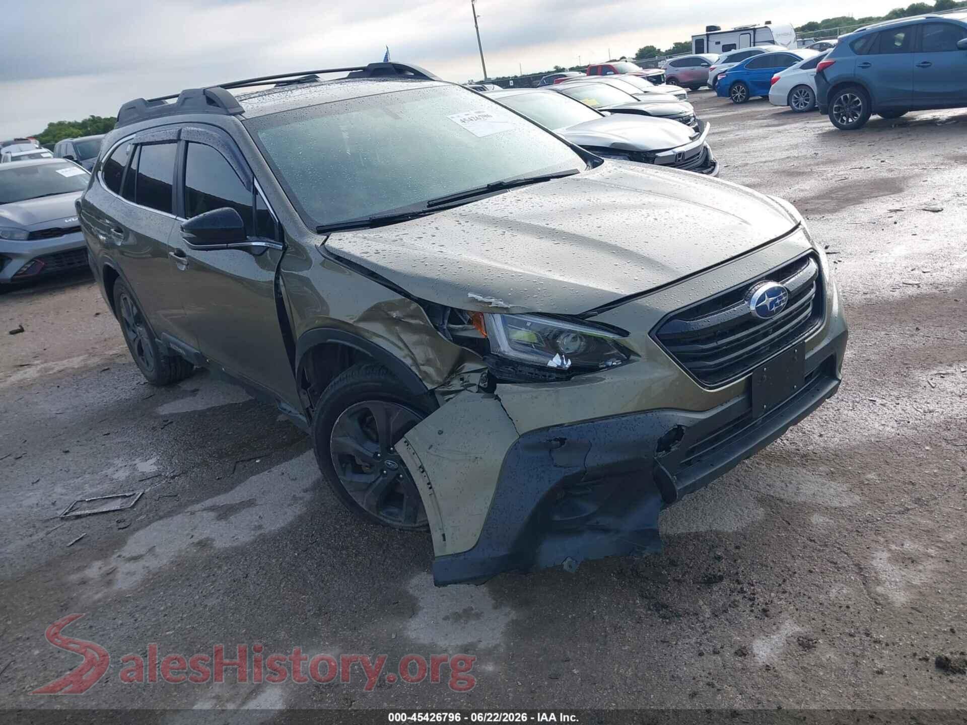 2022 SUBARU OUTBACK — VIN 4S4BTGLDXN3183870