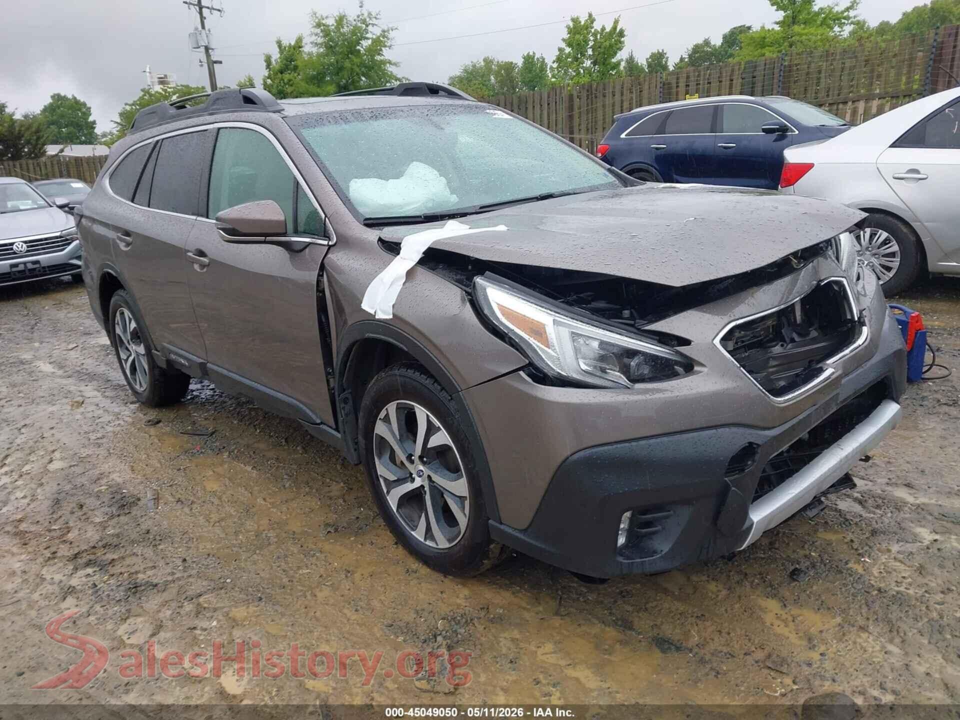 2021 SUBARU OUTBACK — VIN 4S4BTGNDXM3188899