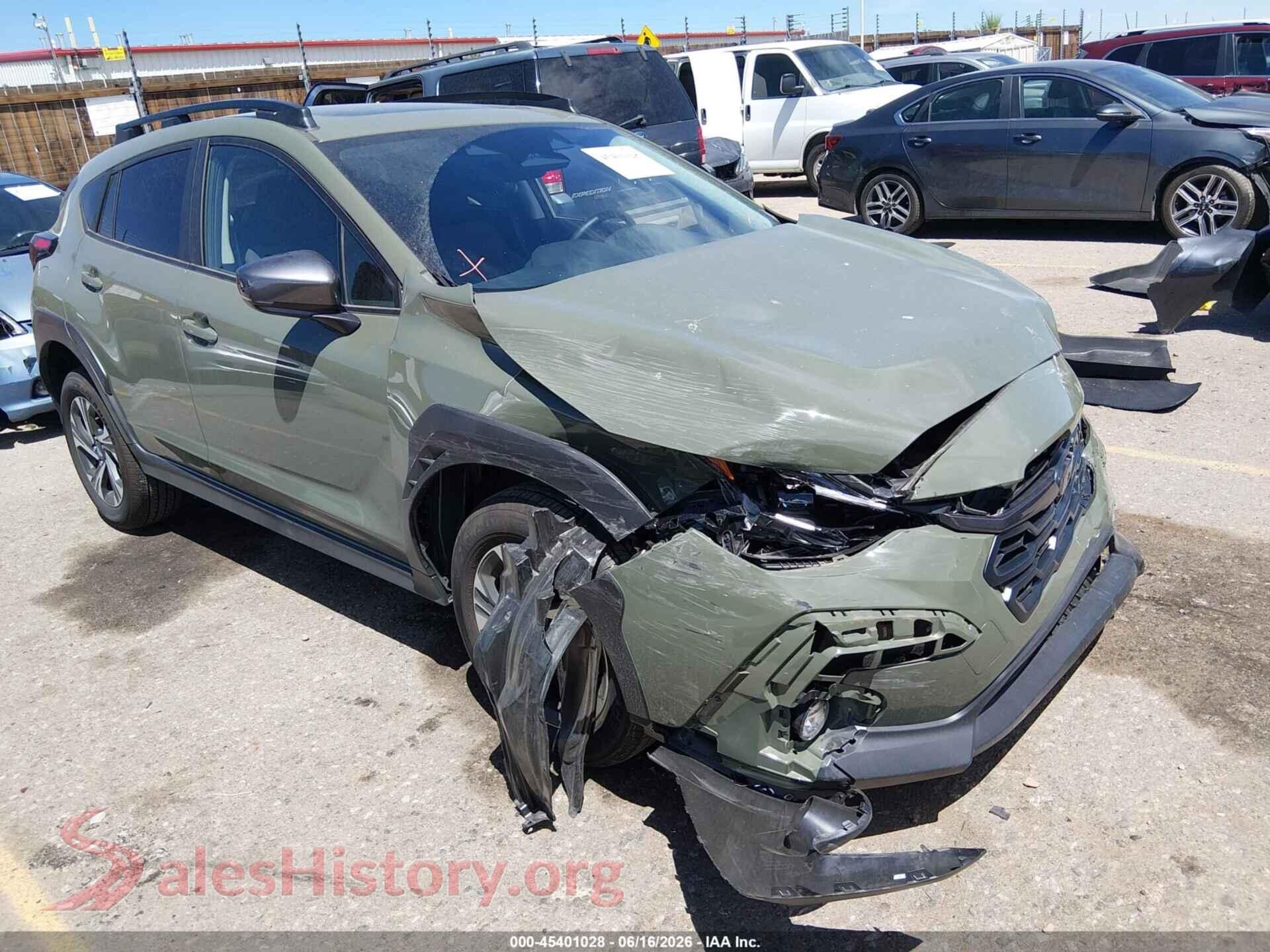 2026 SUBARU CROSSTREK — VIN 4S4GUHD69T3725062