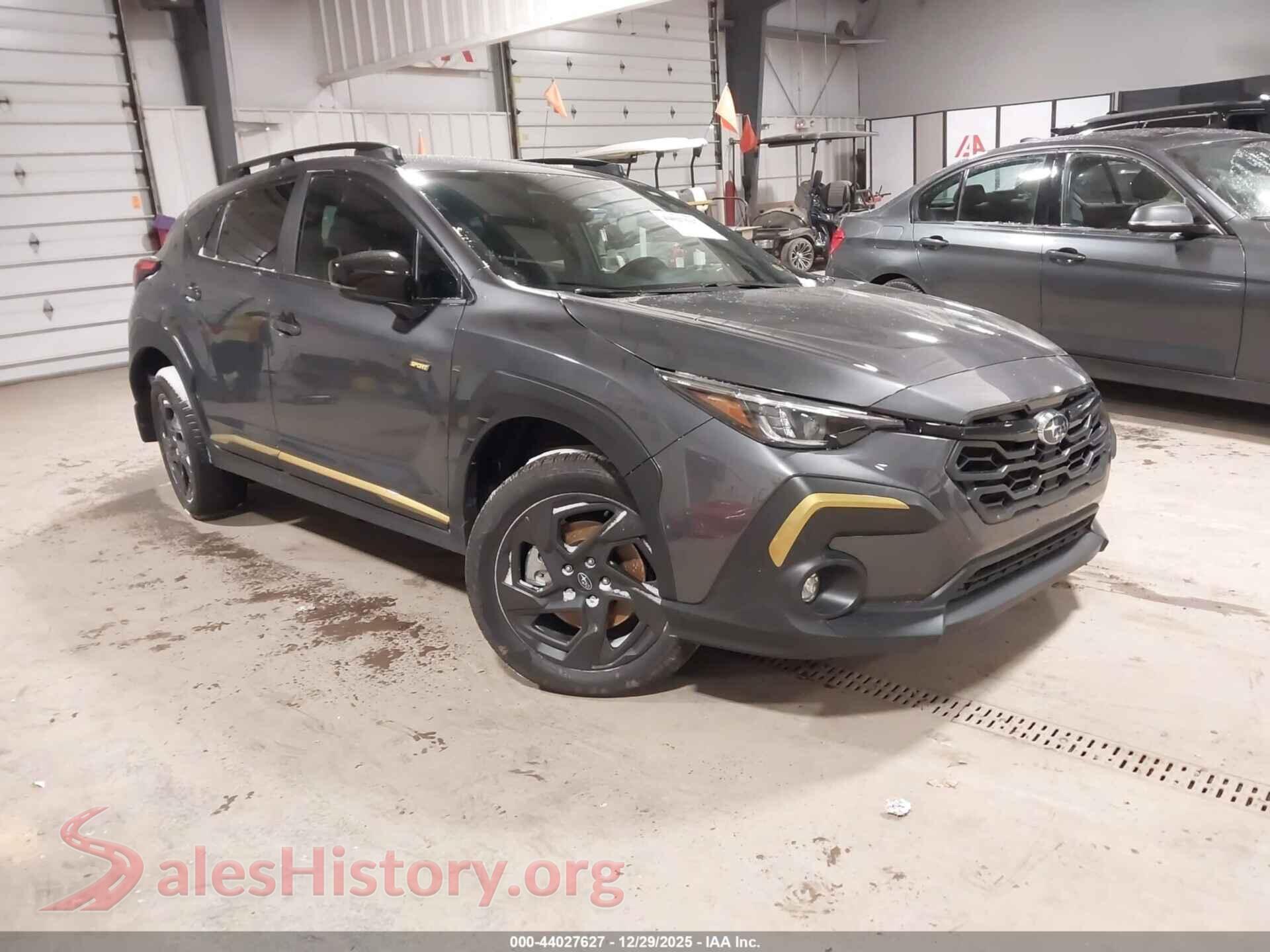 2025 SUBARU CROSSTREK — VIN 4S4GUHF62S3747609