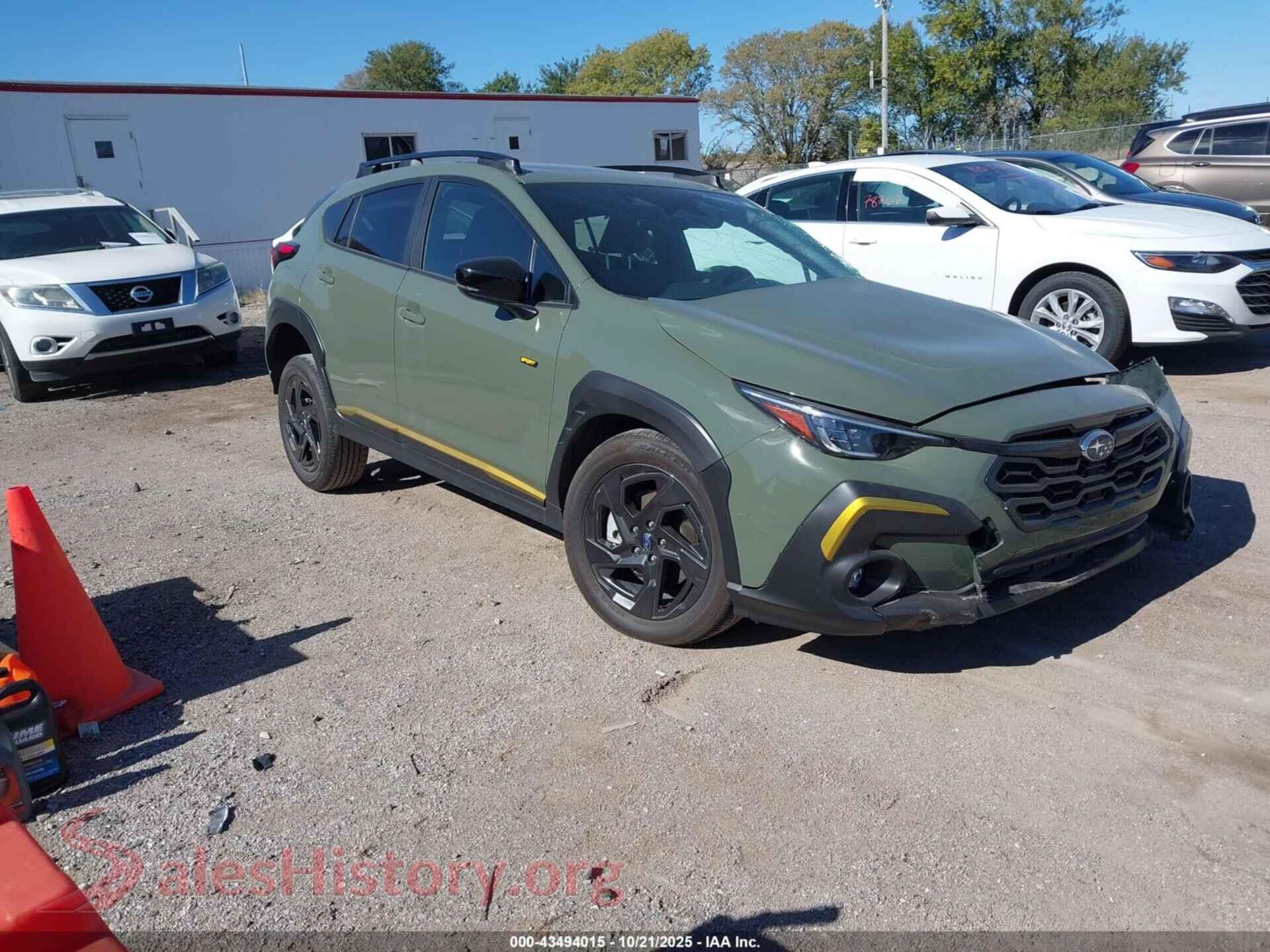 2024 SUBARU CROSSTREK — VIN 4S4GUHF64R3775583