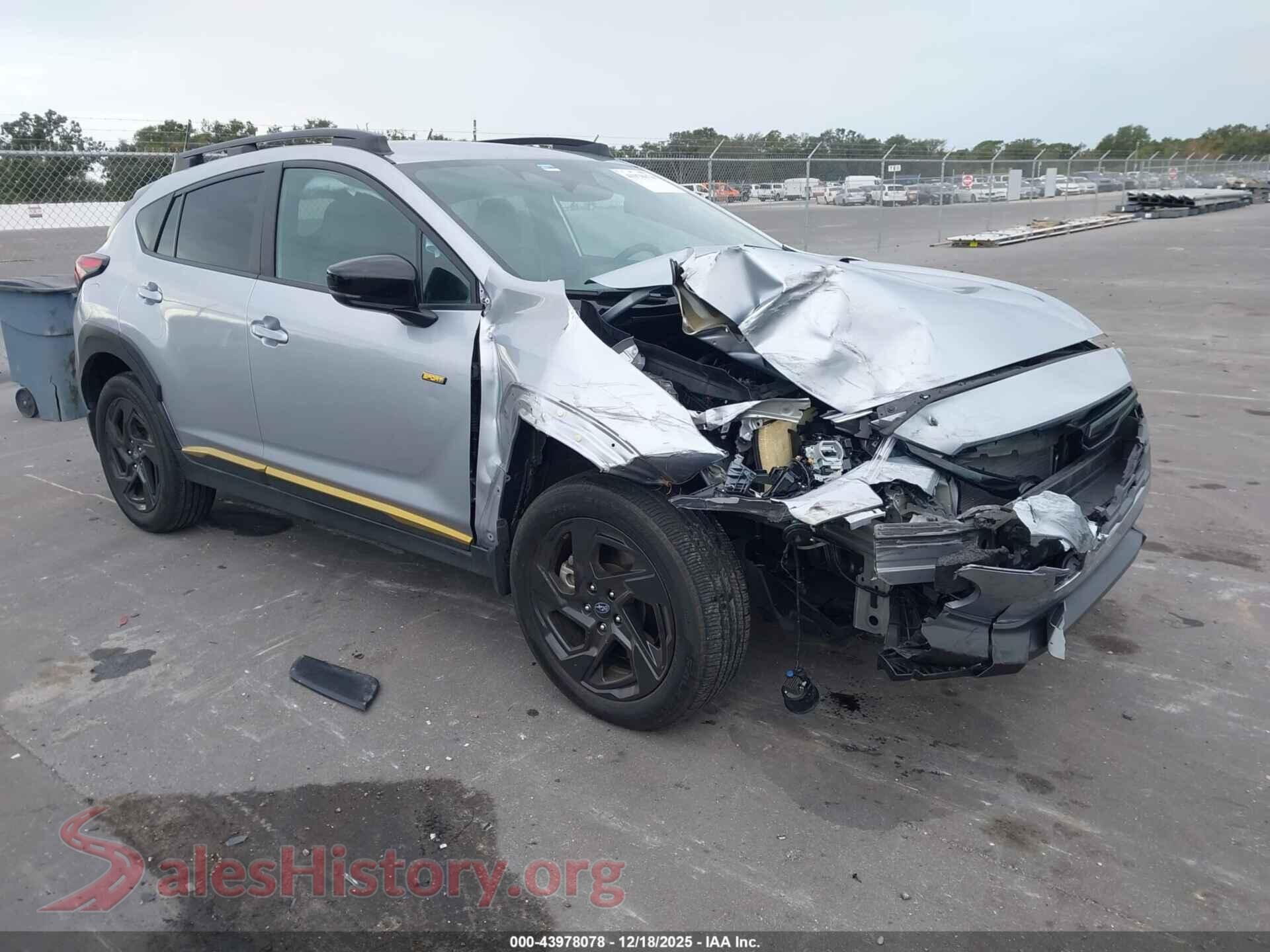 2024 SUBARU CROSSTREK — VIN 4S4GUHF64R3842943