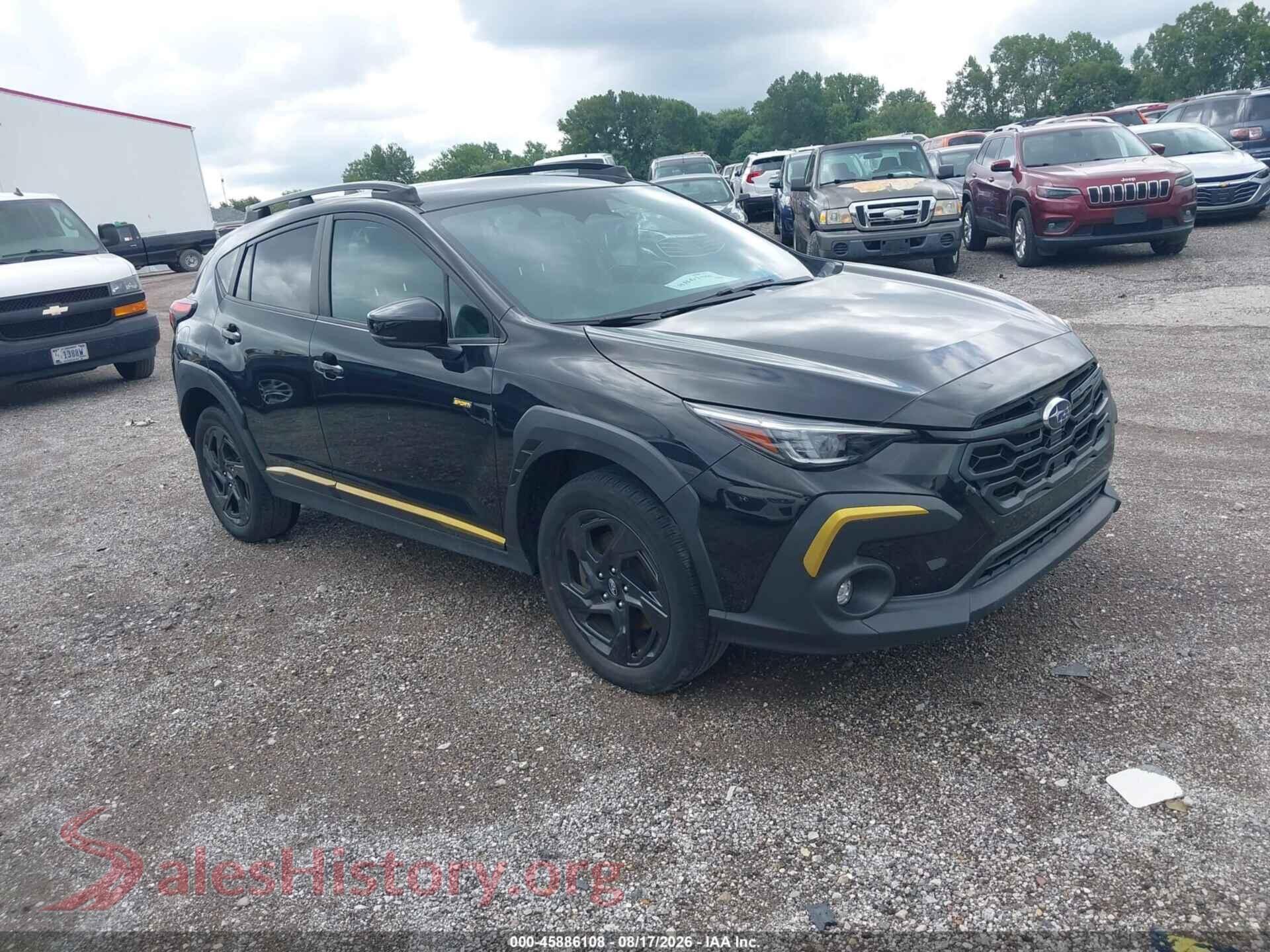 2024 SUBARU CROSSTREK — VIN 4S4GUHF67R3779238