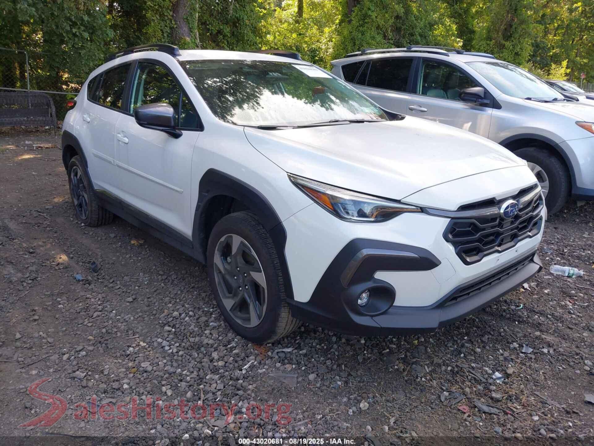 2025 SUBARU CROSSTREK — VIN 4S4GUHL6XS3701336