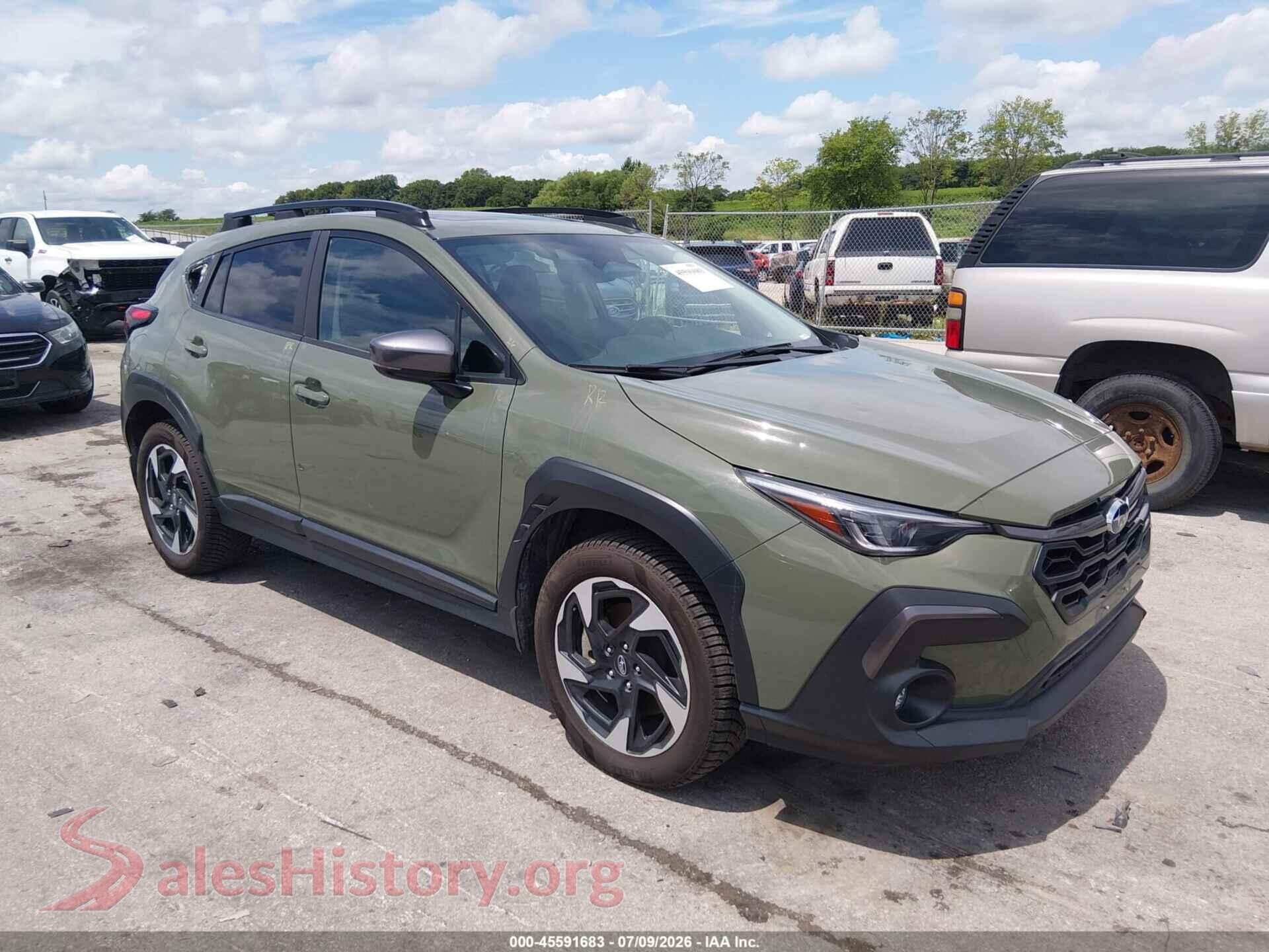 2024 SUBARU CROSSTREK — VIN 4S4GUHM65R3818962