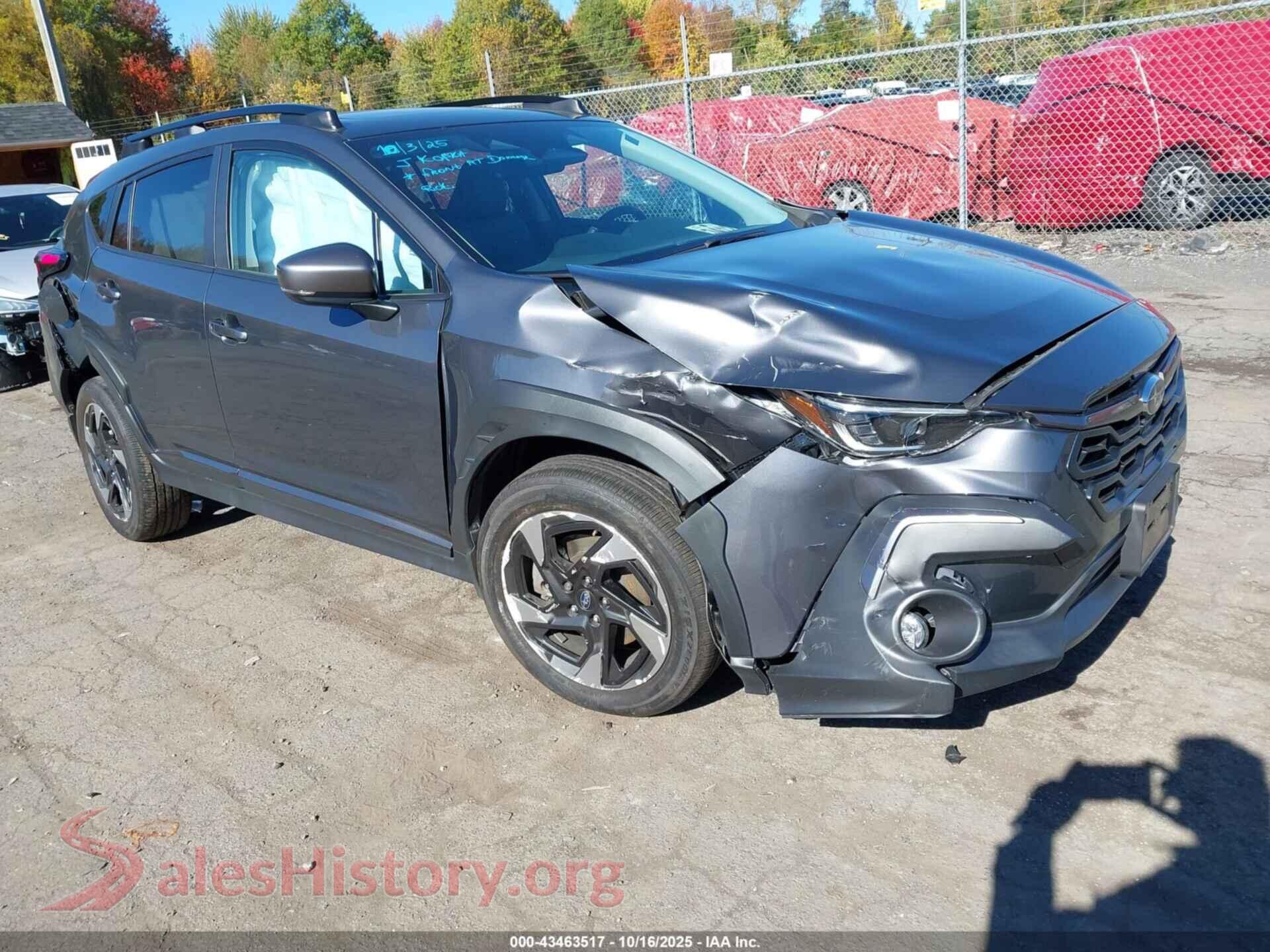 2024 SUBARU CROSSTREK — VIN 4S4GUHM69R3713826
