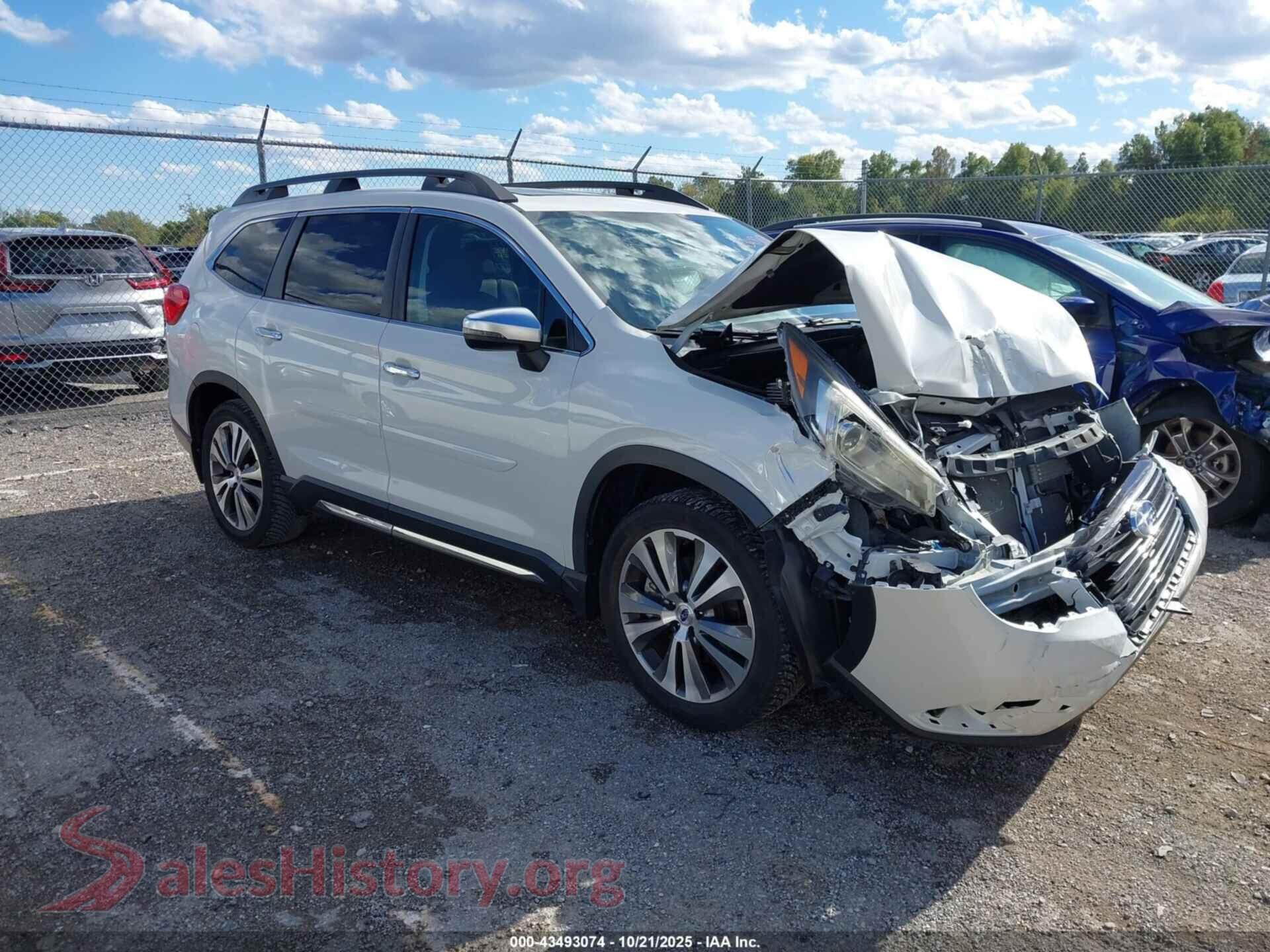 2019 SUBARU ASCENT — VIN 4S4WMARD9K3472642