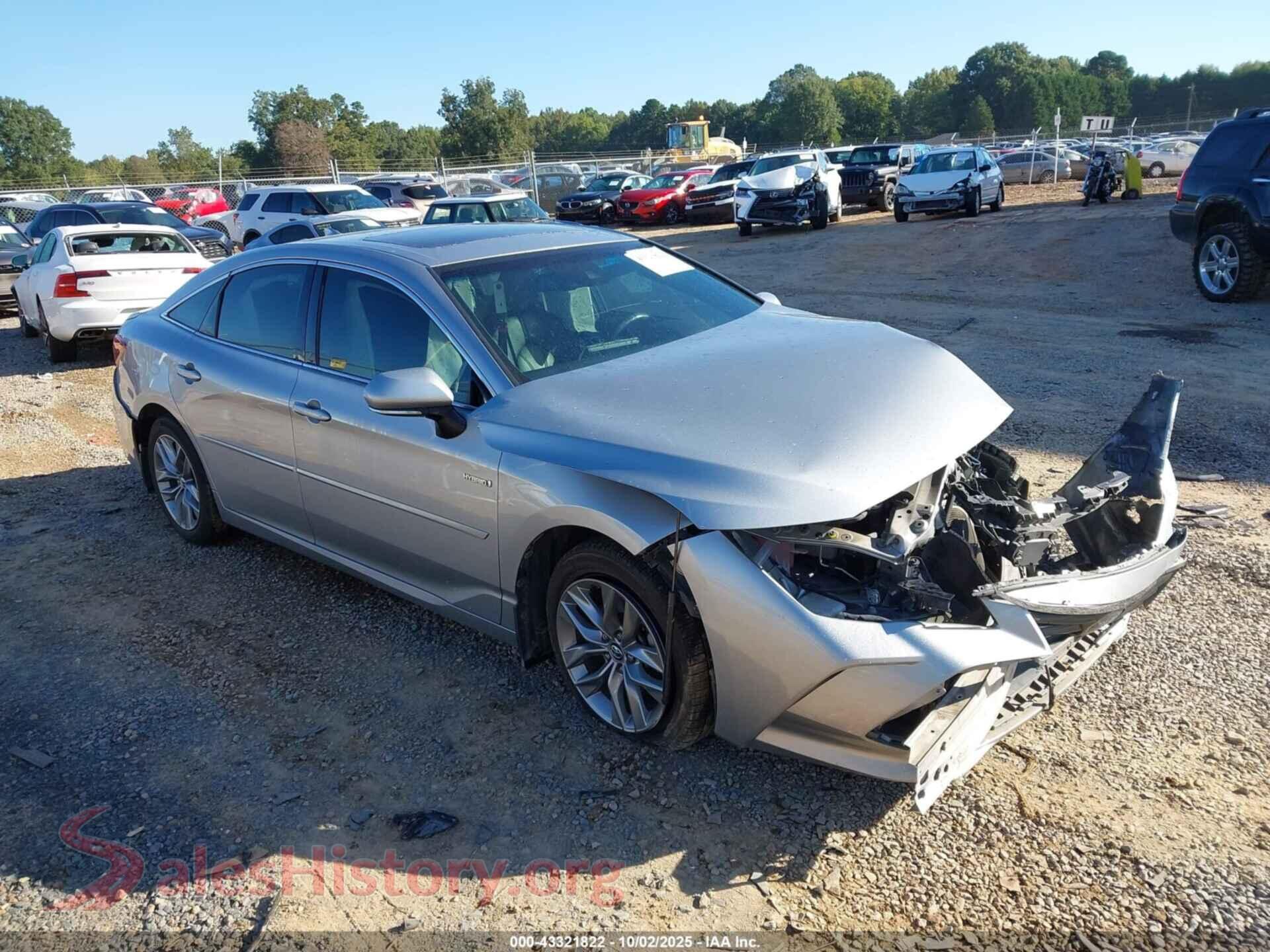2020 TOYOTA AVALON HYBRID — VIN 4T1A21FB3LU015033