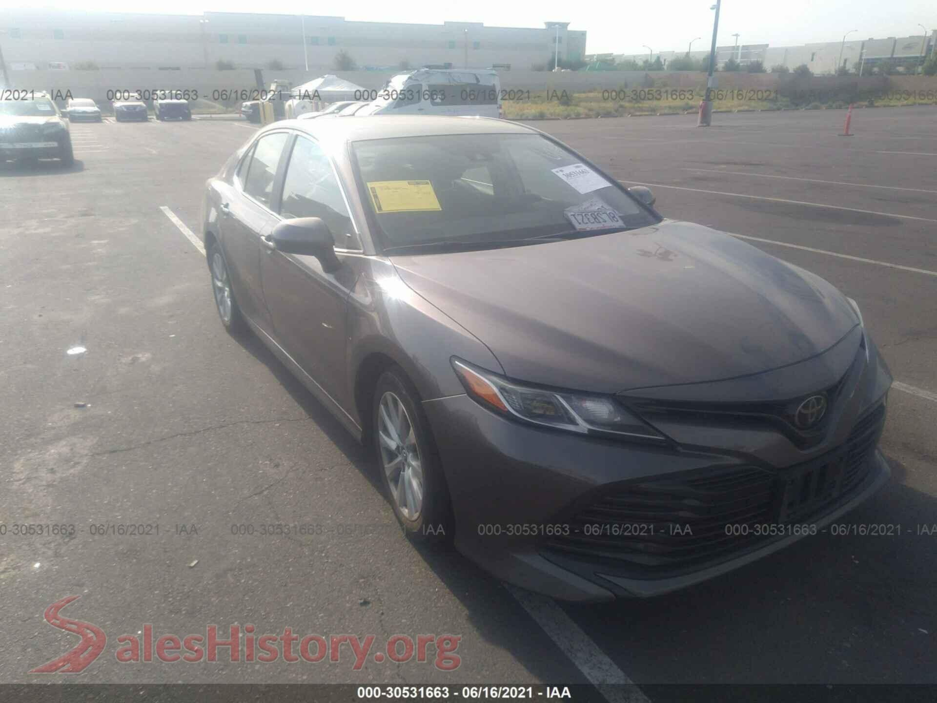 2019 TOYOTA CAMRY — VIN 4T1B11HK0KU837873