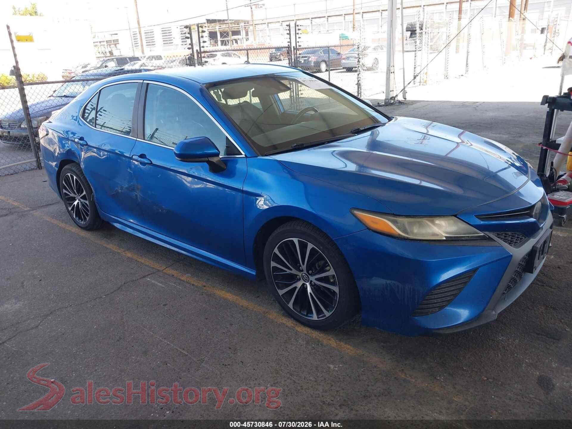 2019 TOYOTA CAMRY — VIN 4T1B11HK6KU220414
