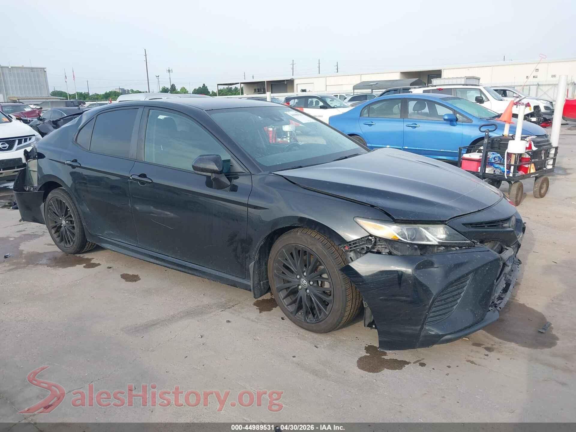 2019 TOYOTA CAMRY — VIN 4T1B11HK7KU245158