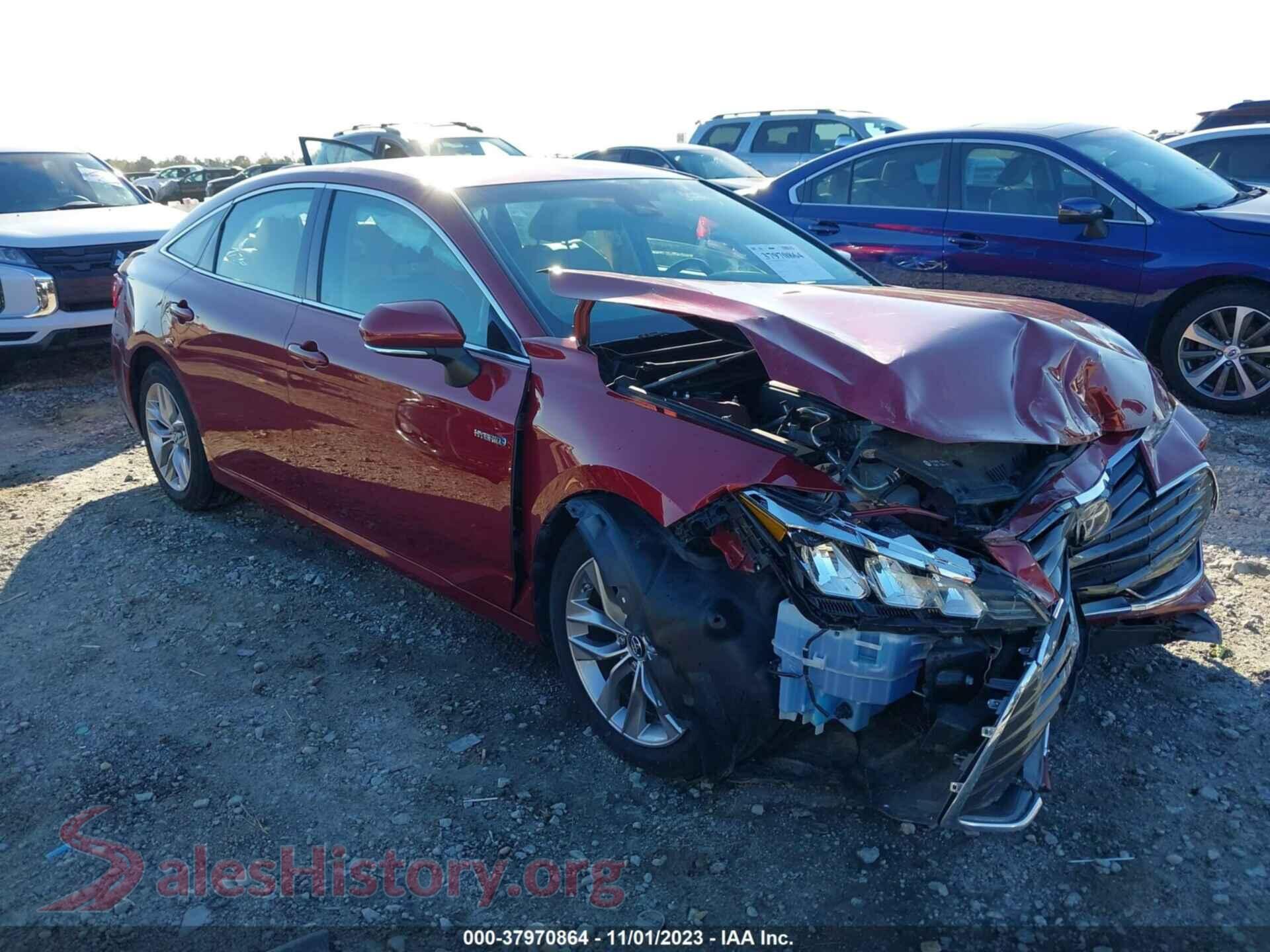 2019 TOYOTA AVALON HYBRID — VIN 4T1B21FB2KU003670