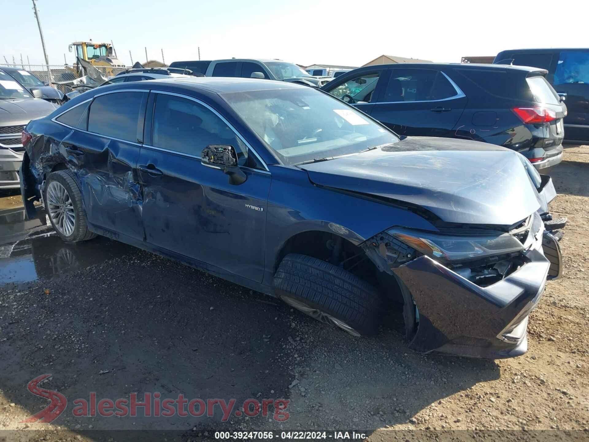 2019 TOYOTA AVALON HYBRID — VIN 4T1B21FB2KU010926