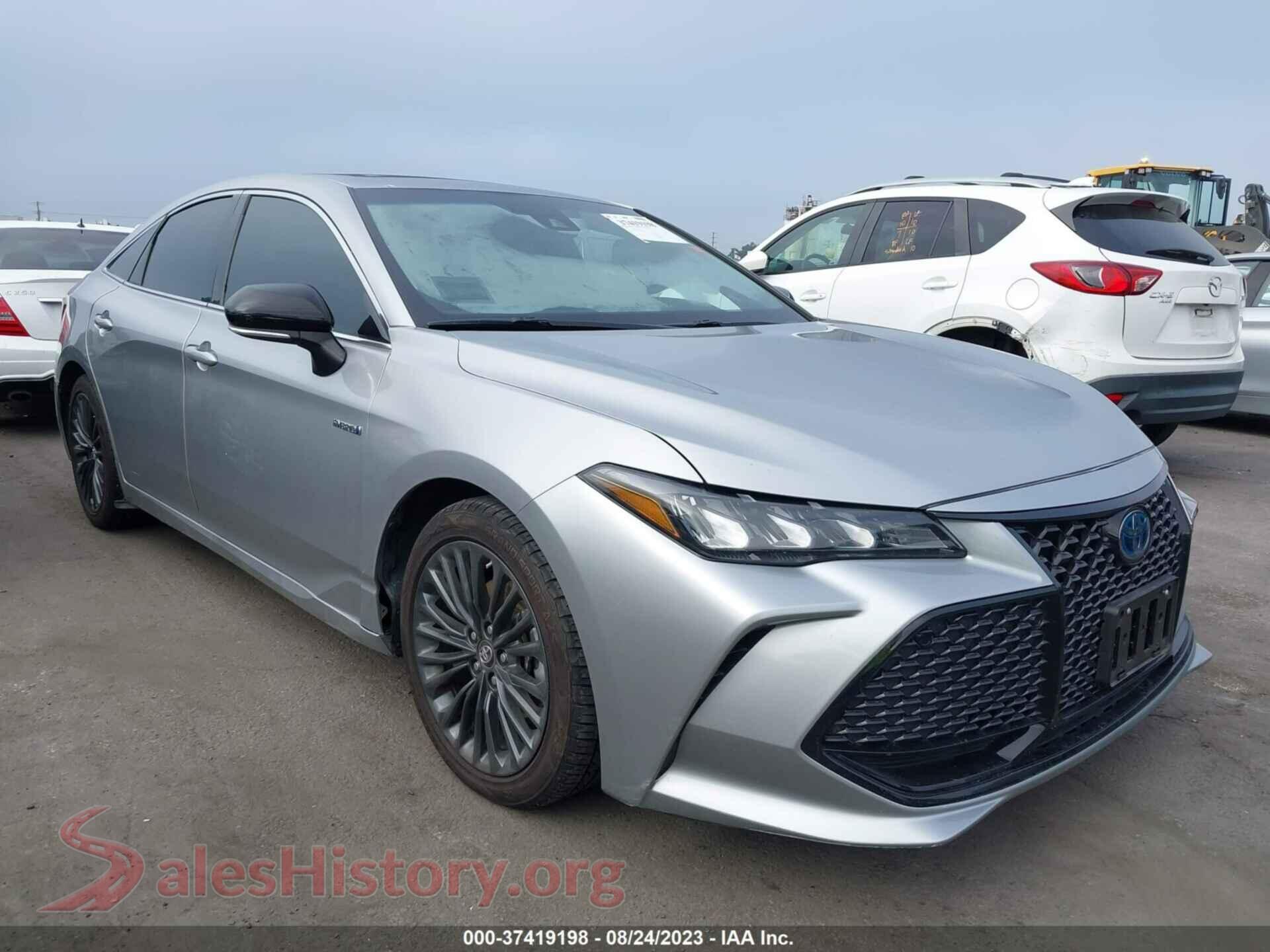 2019 TOYOTA AVALON — VIN 4T1B21FB7KU008928
