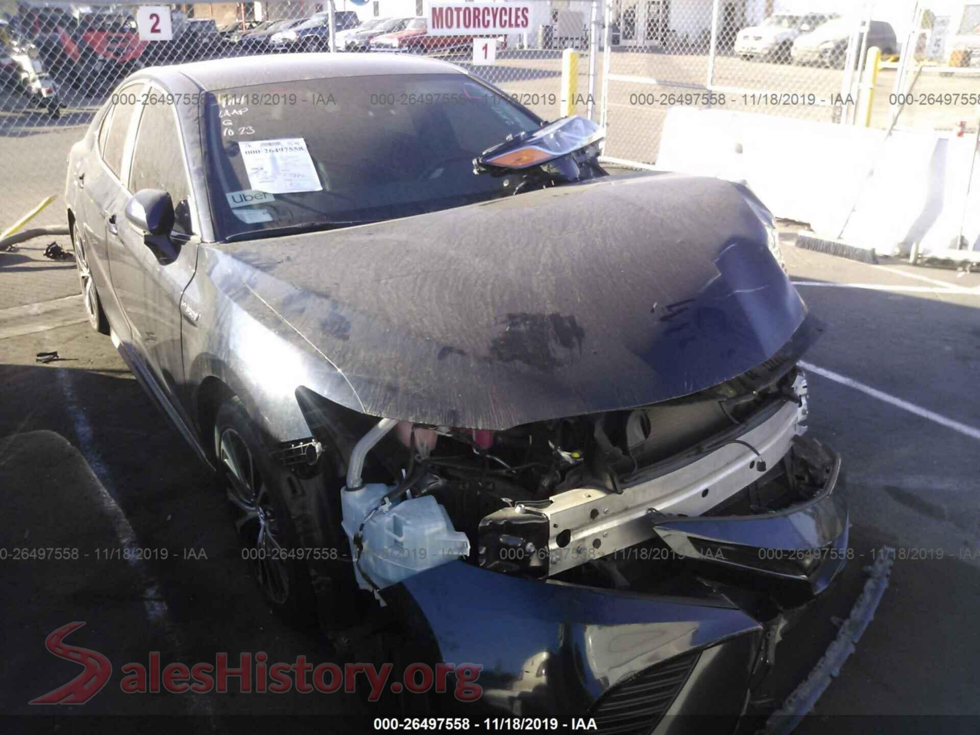 2019 TOYOTA CAMRY — VIN 4T1B21HK1KU511089