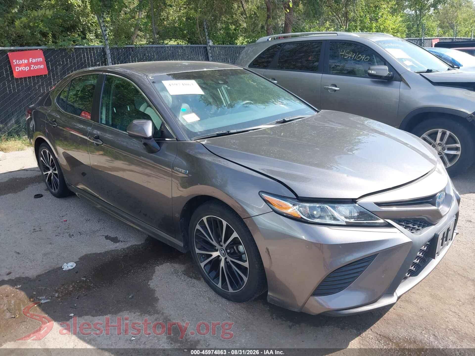 2018 TOYOTA CAMRY HYBRID — VIN 4T1B21HK4JU001561