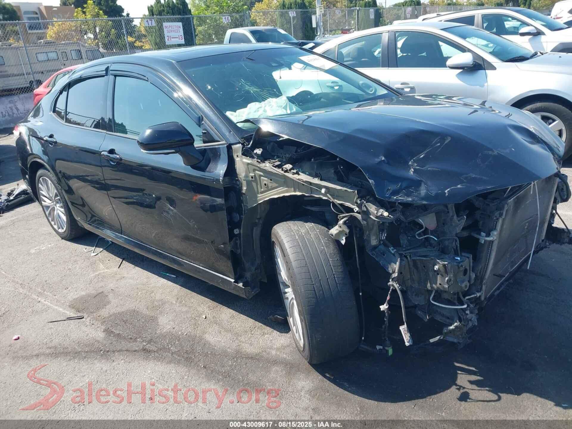 2018 TOYOTA CAMRY HYBRID — VIN 4T1B21HK5JU502331
