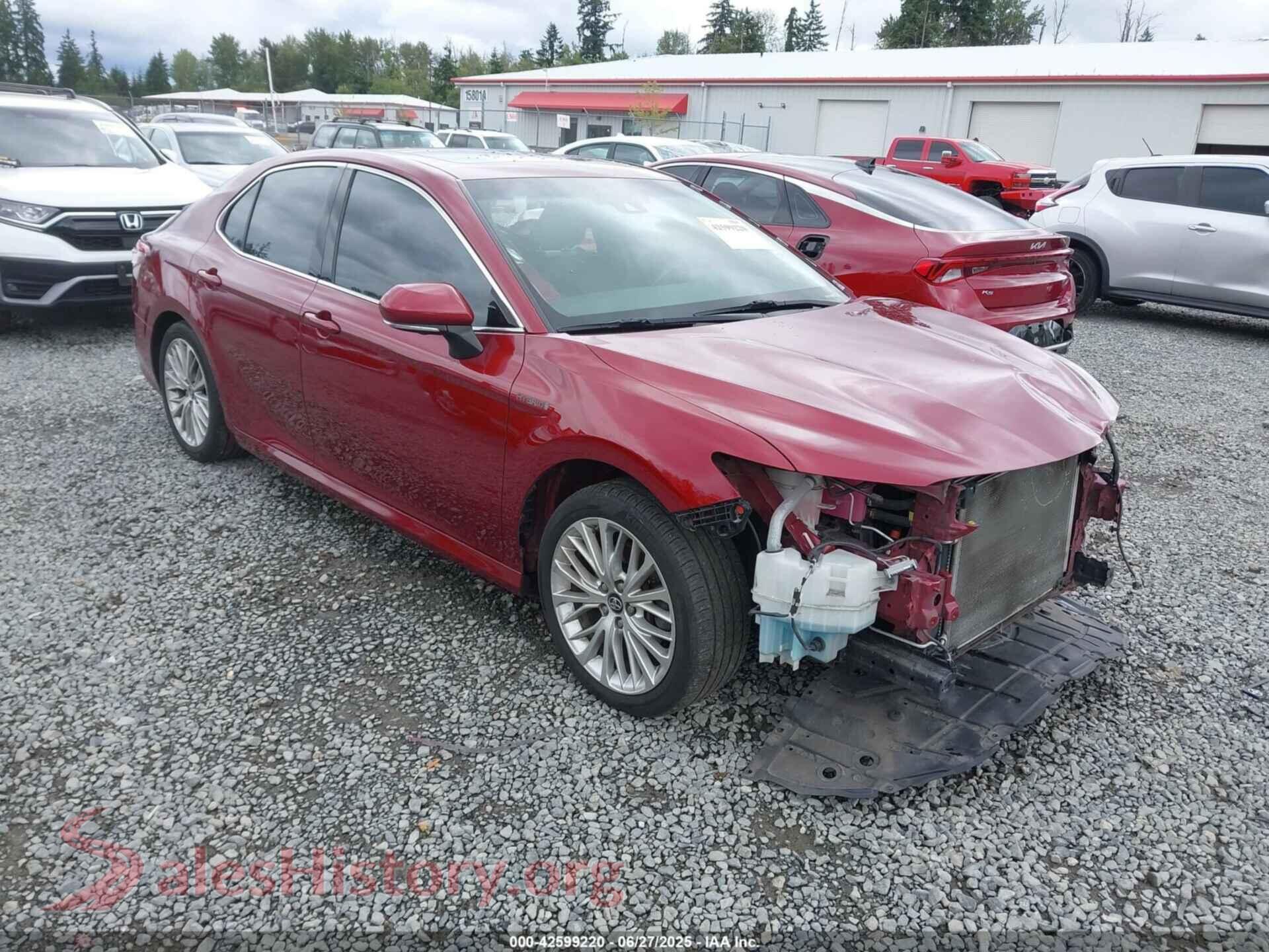 2018 TOYOTA CAMRY HYBRID — VIN 4T1B21HK5JU506783