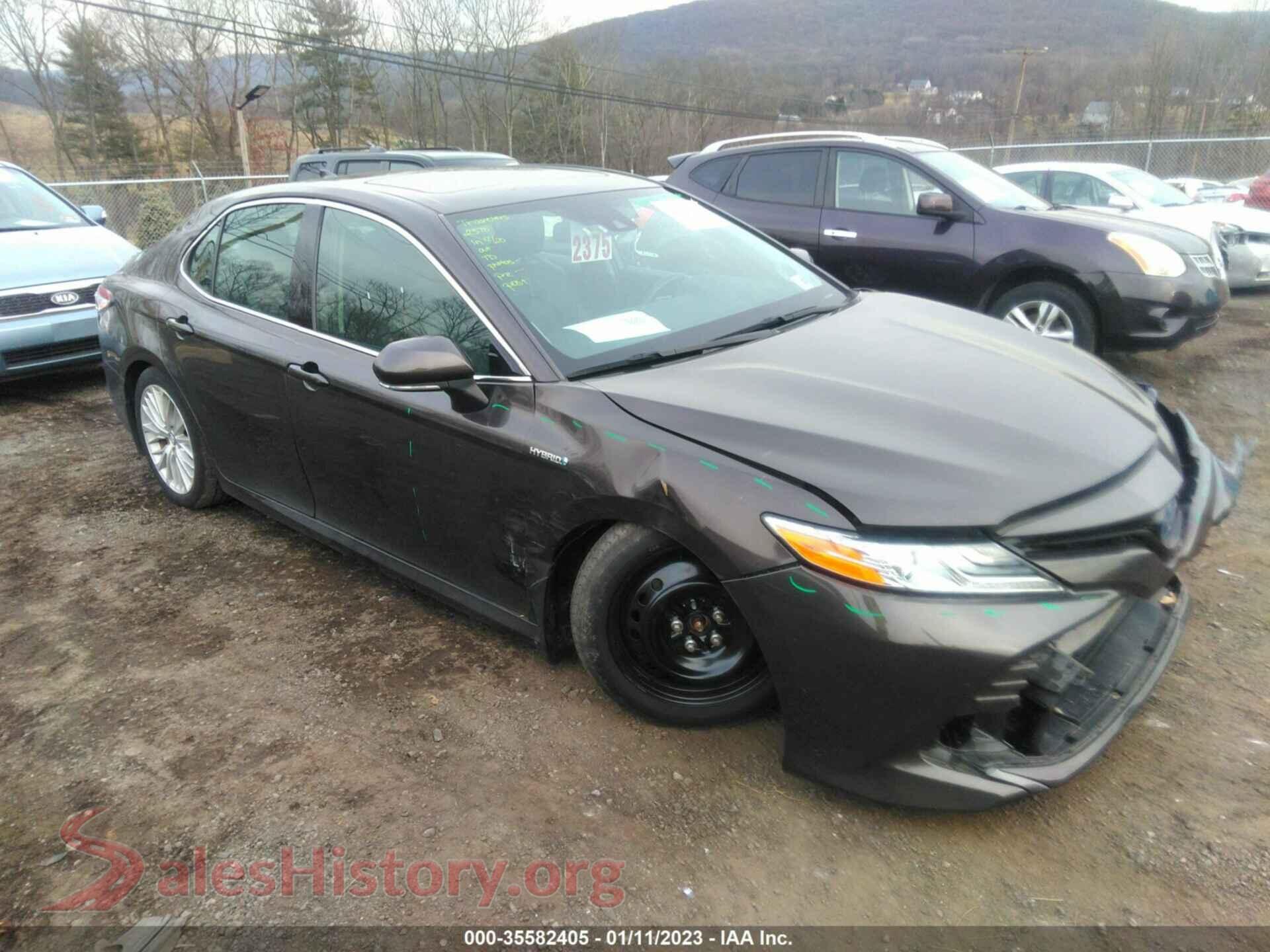 2019 TOYOTA CAMRY — VIN 4T1B21HK5KU010741